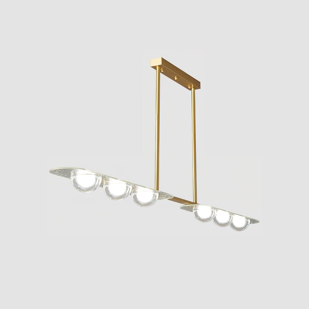 Aurora Pendant Lamp Linear Glass Minimalist - Letslighting