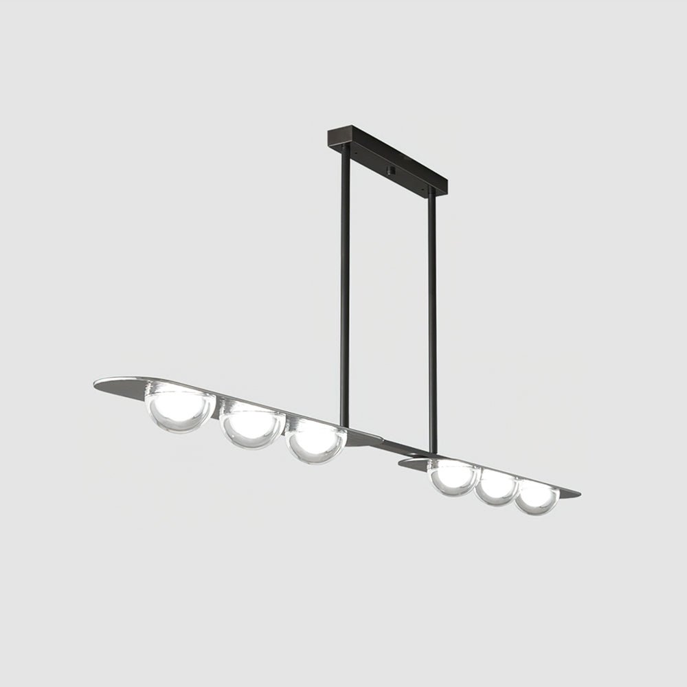 Aurora Pendant Lamp Linear Glass Minimalist - Letslighting