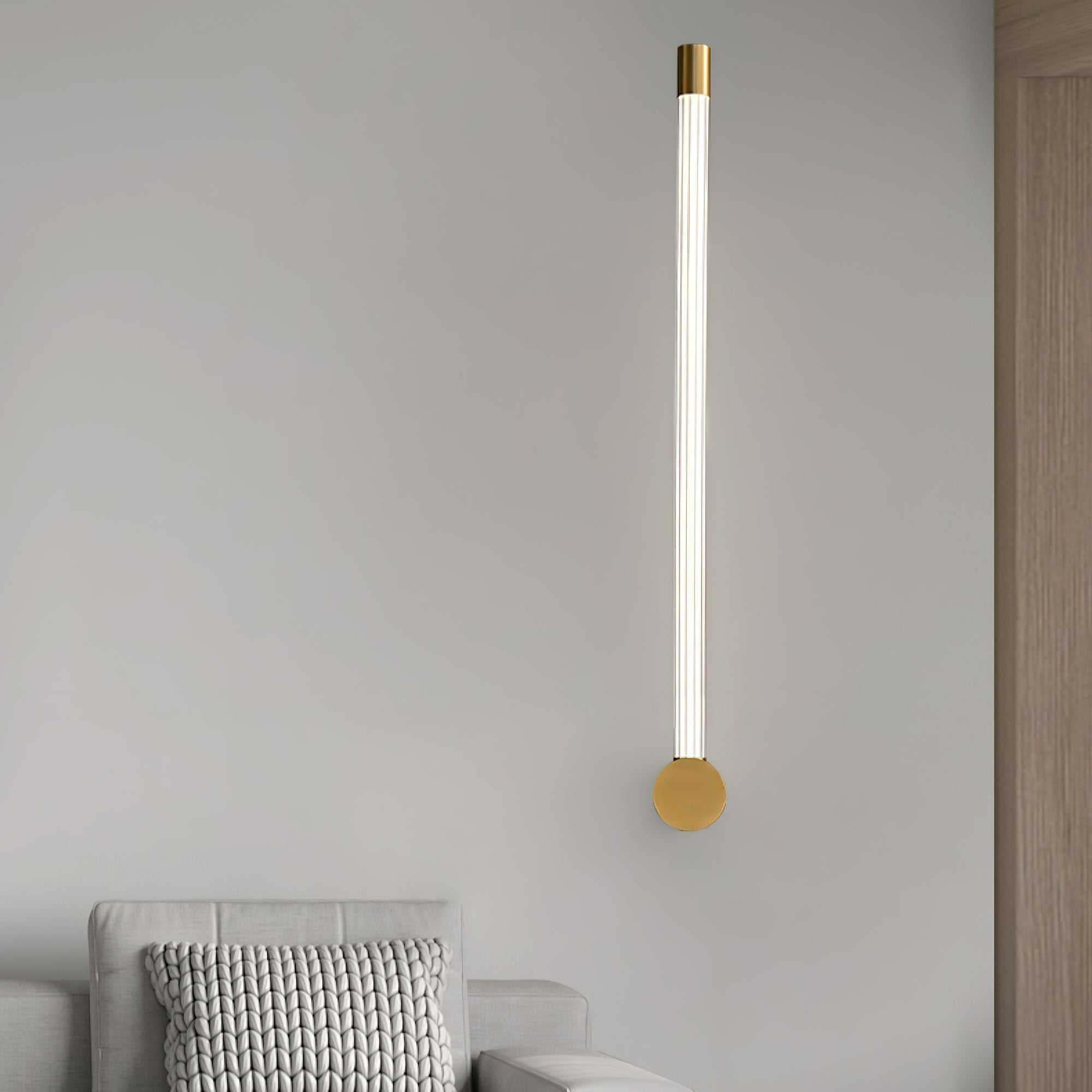 Arisha Lámpara de Pared Lineal LED Dorada