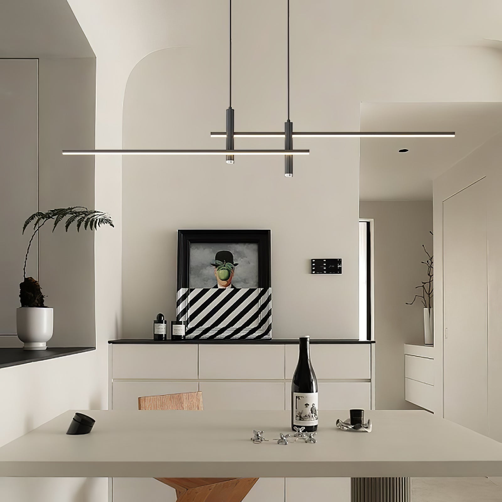 Arisha Lámpara Colgante Lineal Moderna para Comedor