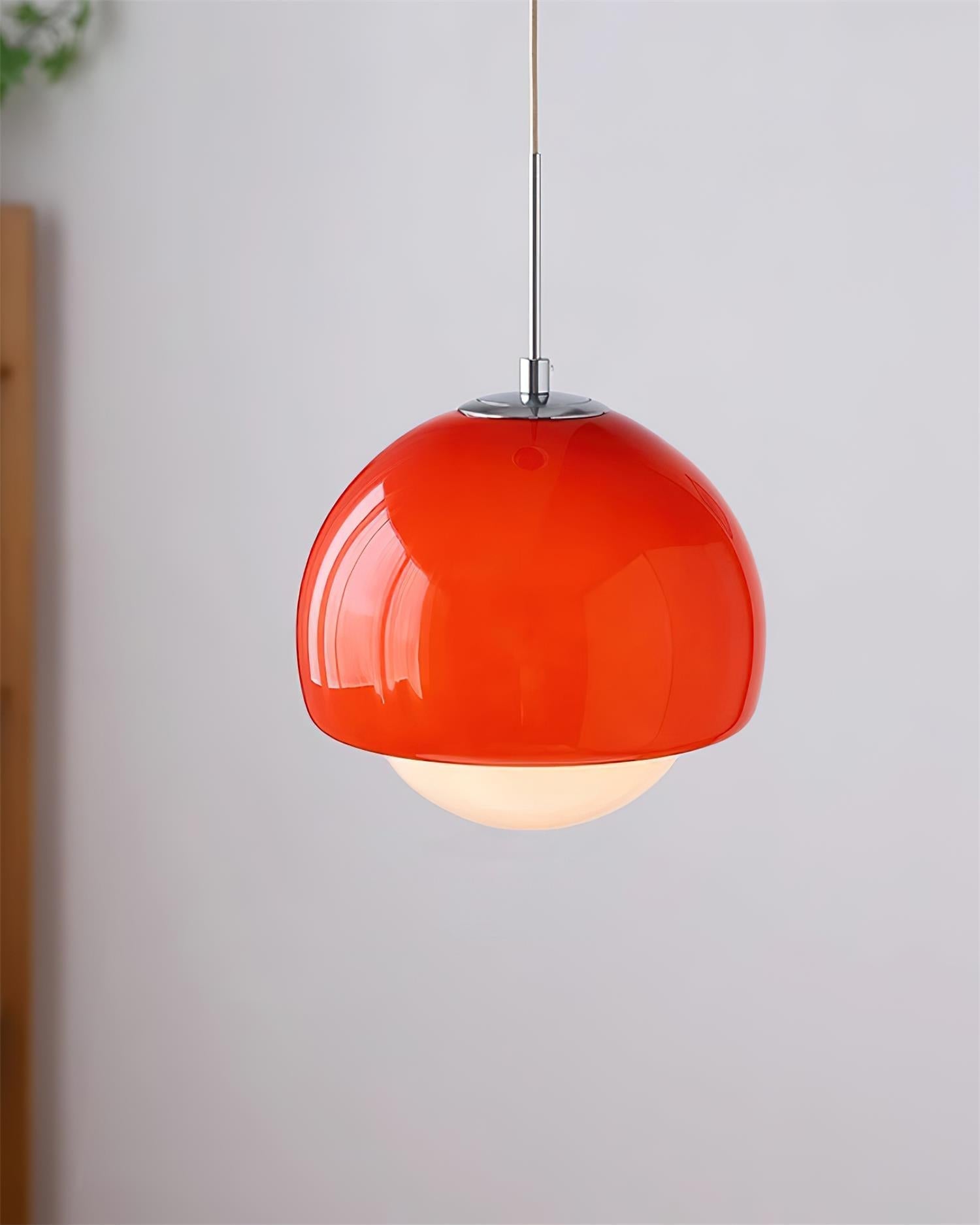 Pendant Light Glass Globe Retro Modern Style Colorful Soft Illumination - Letslighting