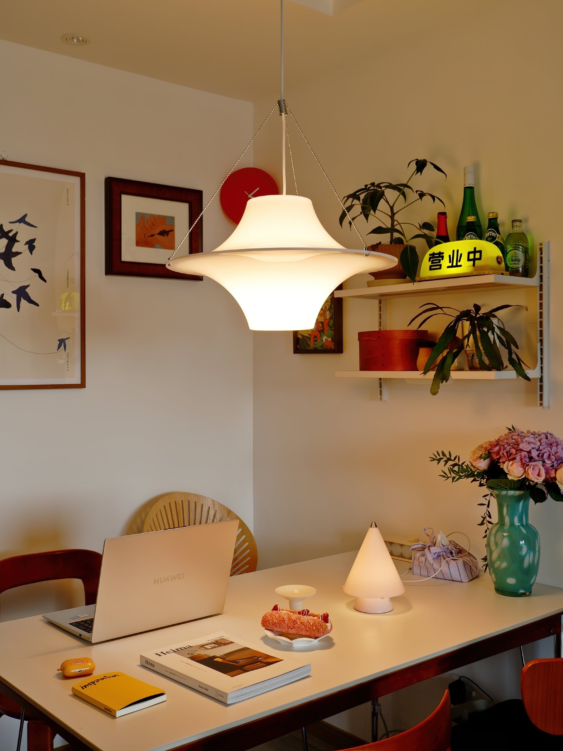 Alsolarae Individual Creativity Plastic Metal Pendant Lamp - Lamp Copper