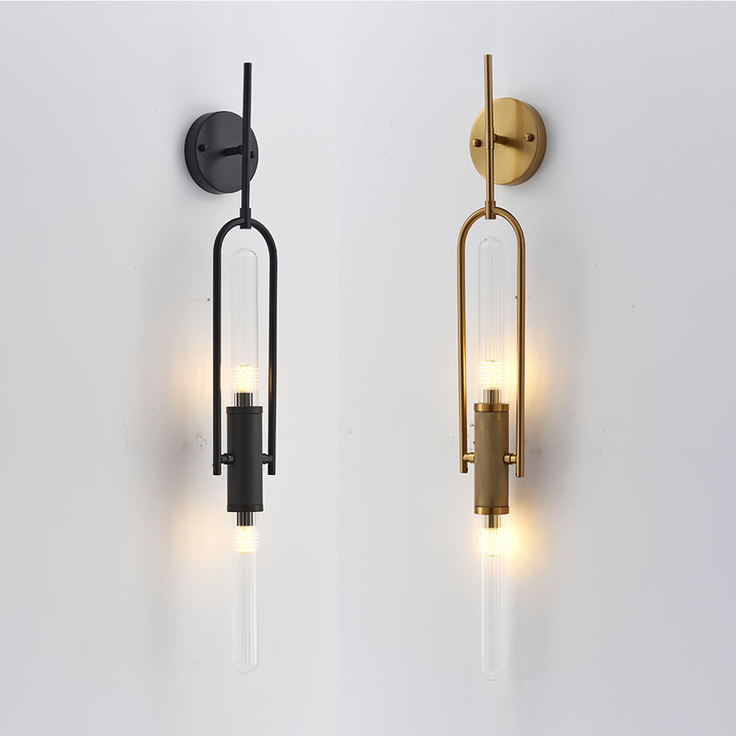 Olraeos Nordic Art Long Arc Glass Wall Lamp - Letslighting