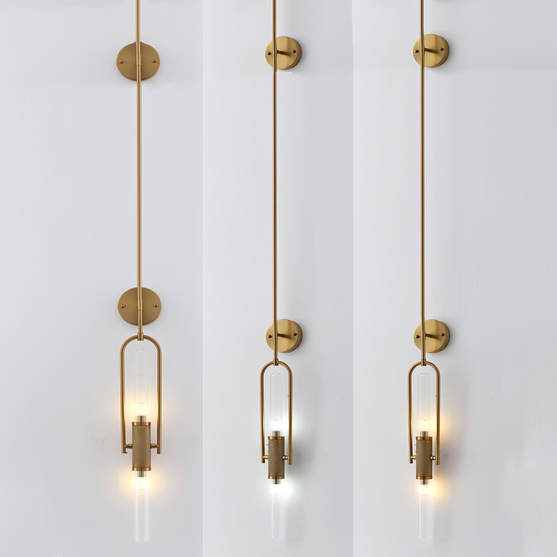 Olraeos Nordic Art Long Arc Glass Wall Lamp - Letslighting