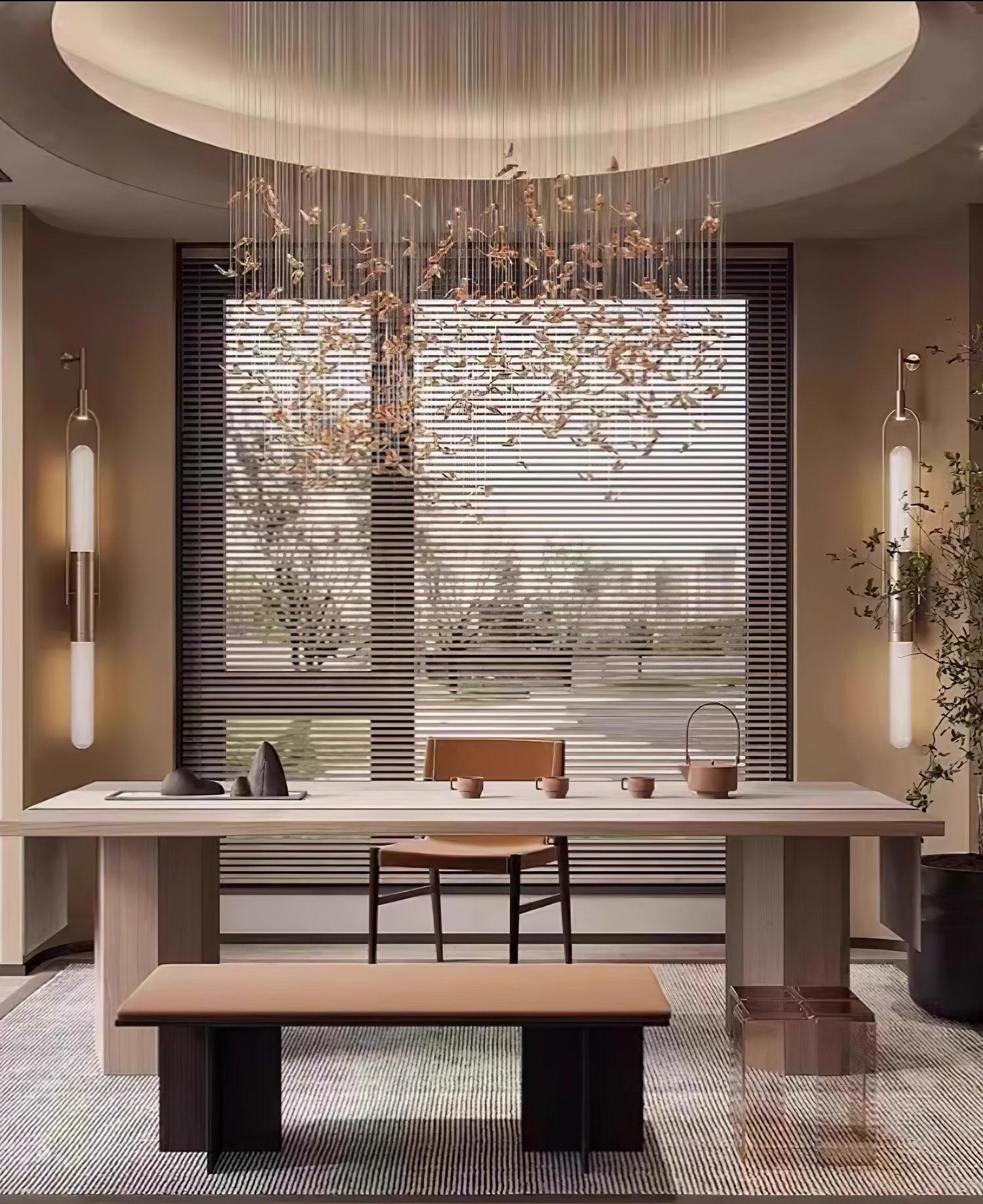 Olraeos Nordic Art Long Arc Glass Wall Lamp - Letslighting