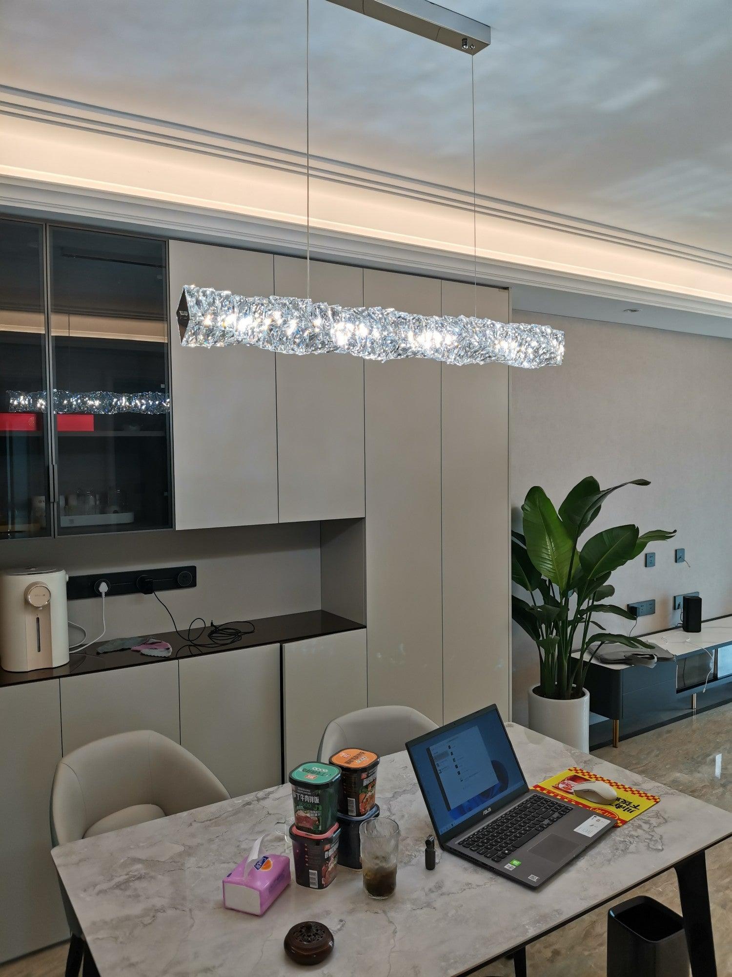 Long Crystal Pendant Lamp - Letslighting