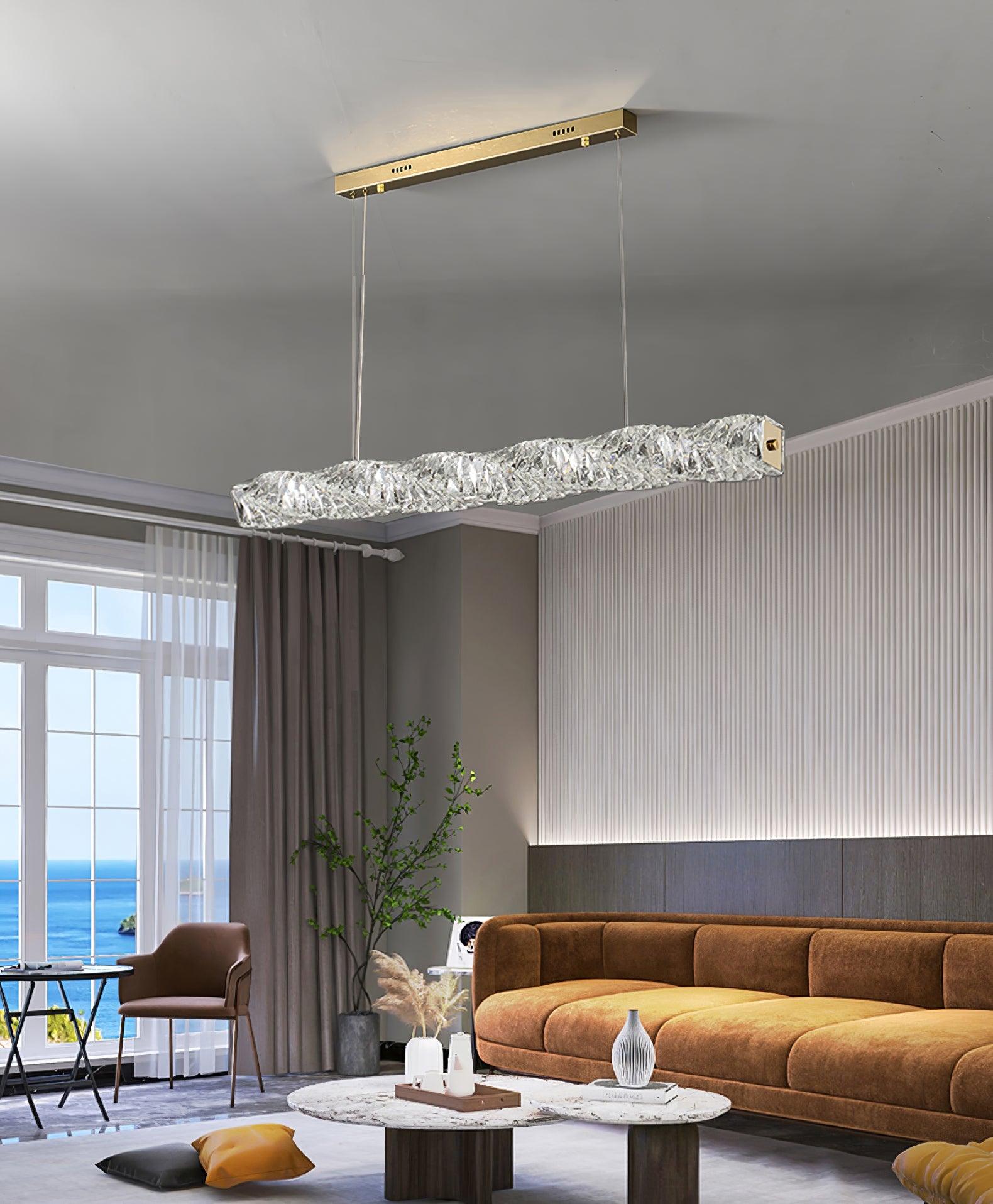 Long Crystal Pendant Lamp - Letslighting