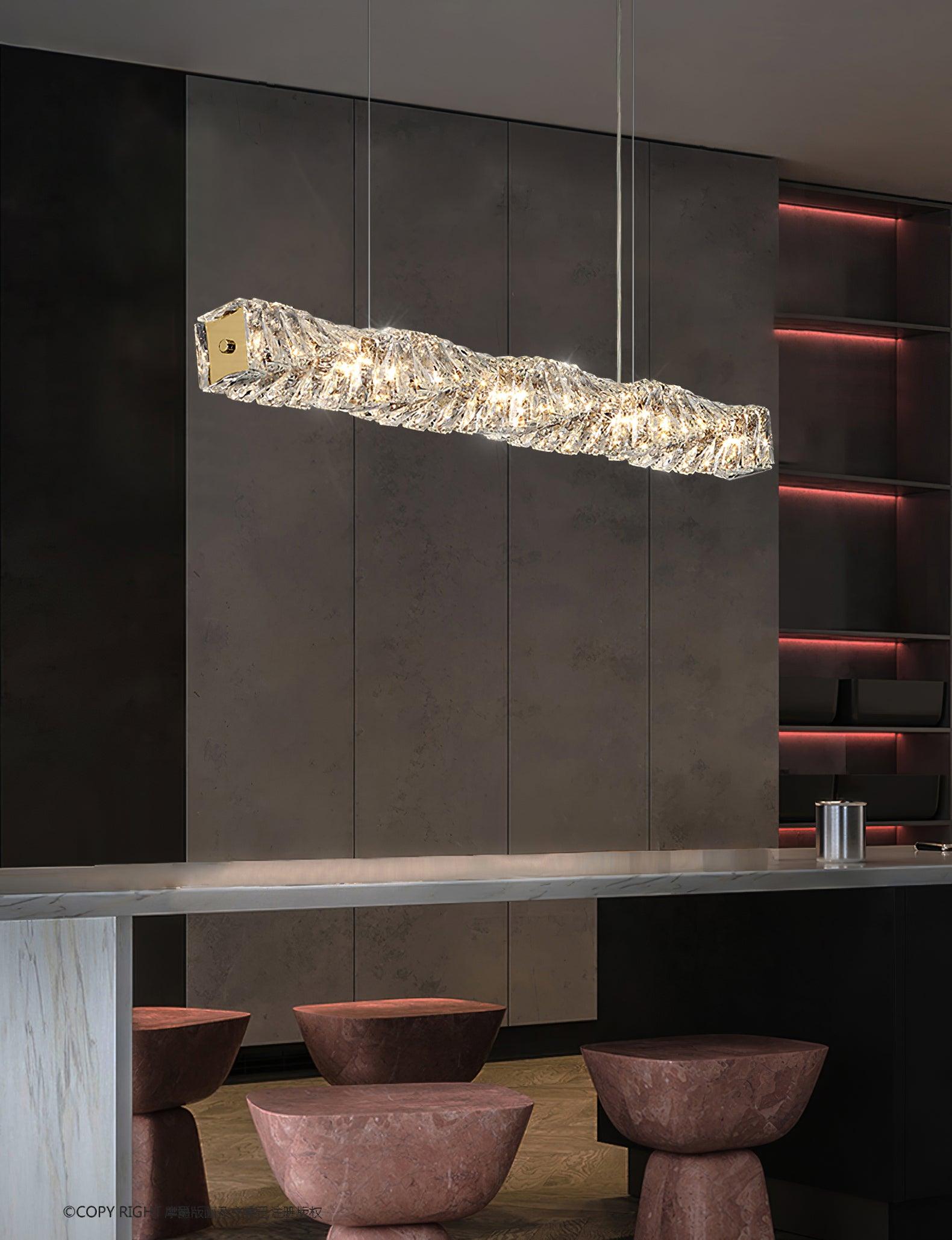 Long Crystal Pendant Lamp - Letslighting