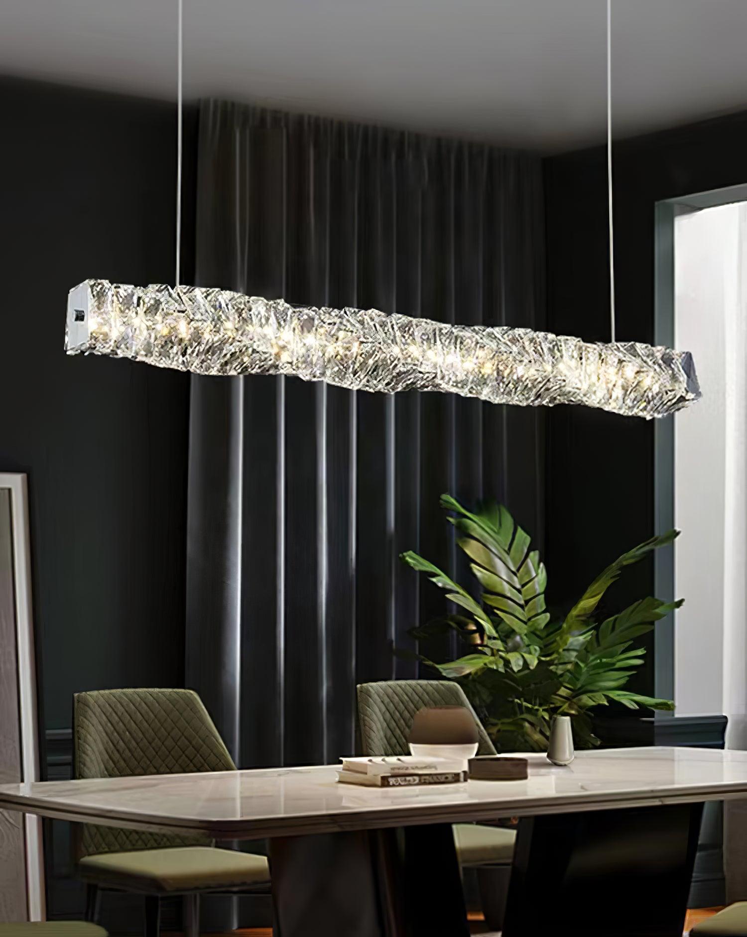 Long Crystal Pendant Lamp - Letslighting
