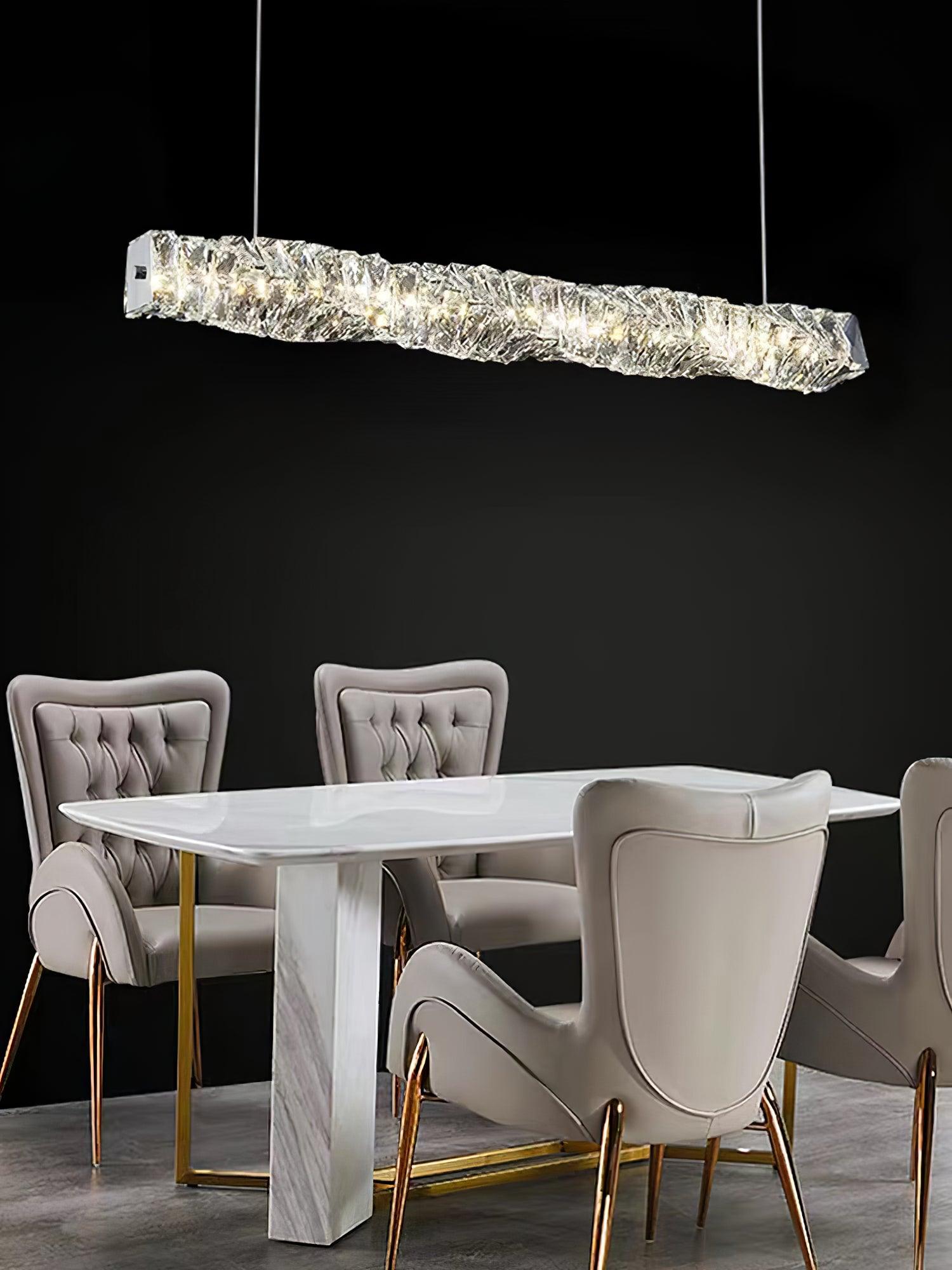 Long Crystal Pendant Lamp - Letslighting