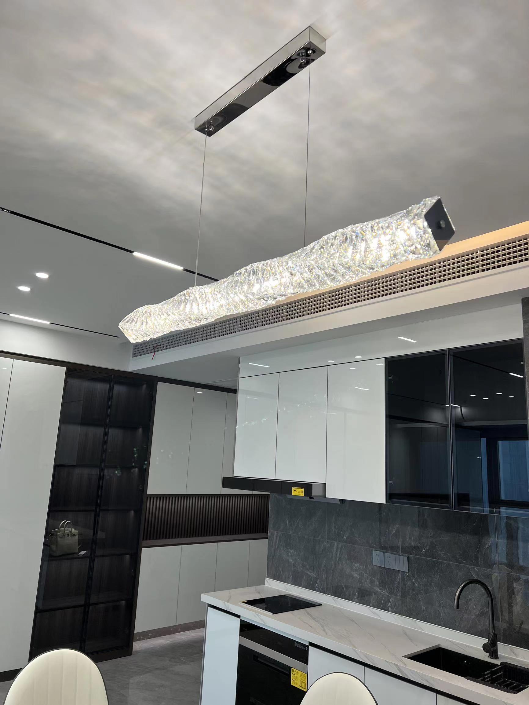 Long Crystal Pendant Lamp - Letslighting