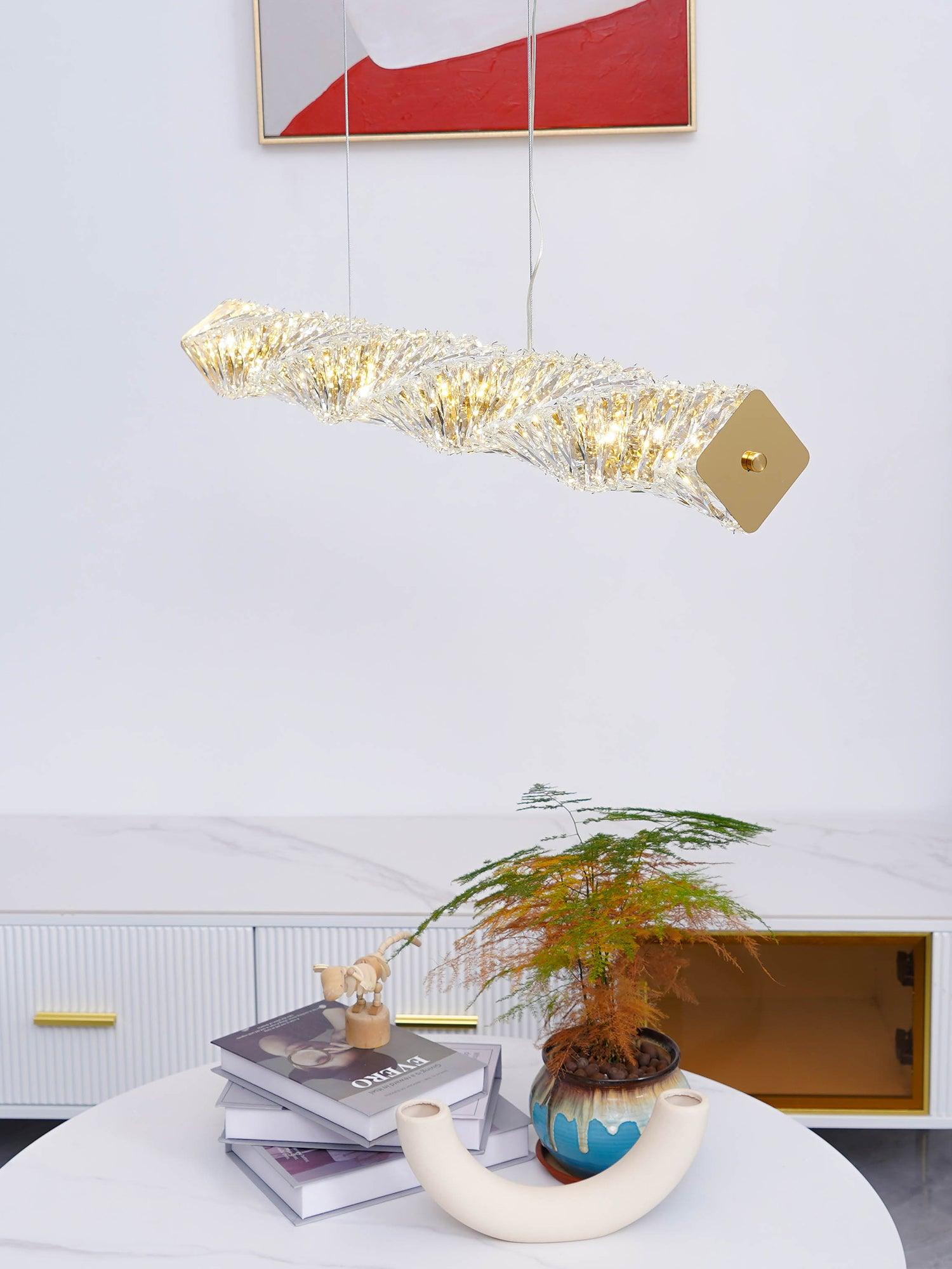 Long Crystal Pendant Lamp - Letslighting
