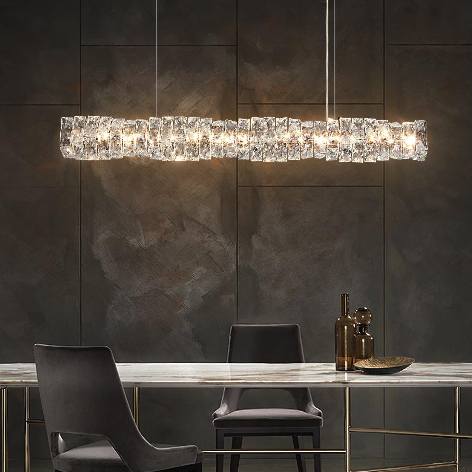 Long Crystal Pendant Lamp - Letslighting
