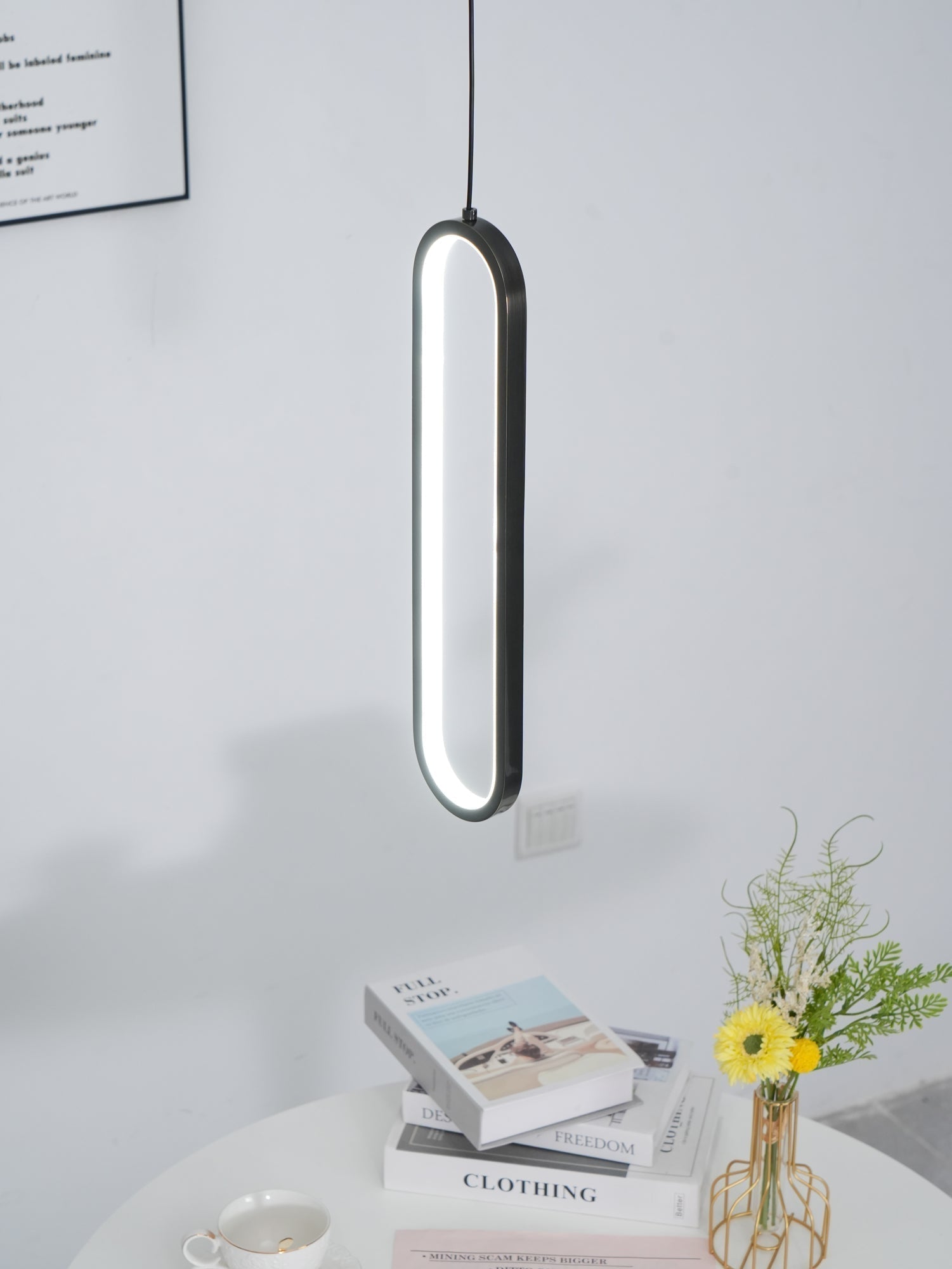 Long Oval LED Pendant Lamp - Letslighting