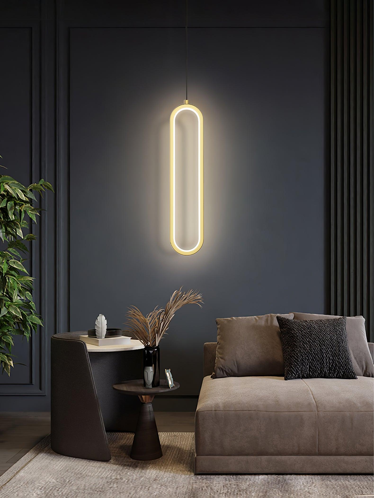 Long Oval LED Pendant Lamp - Letslighting