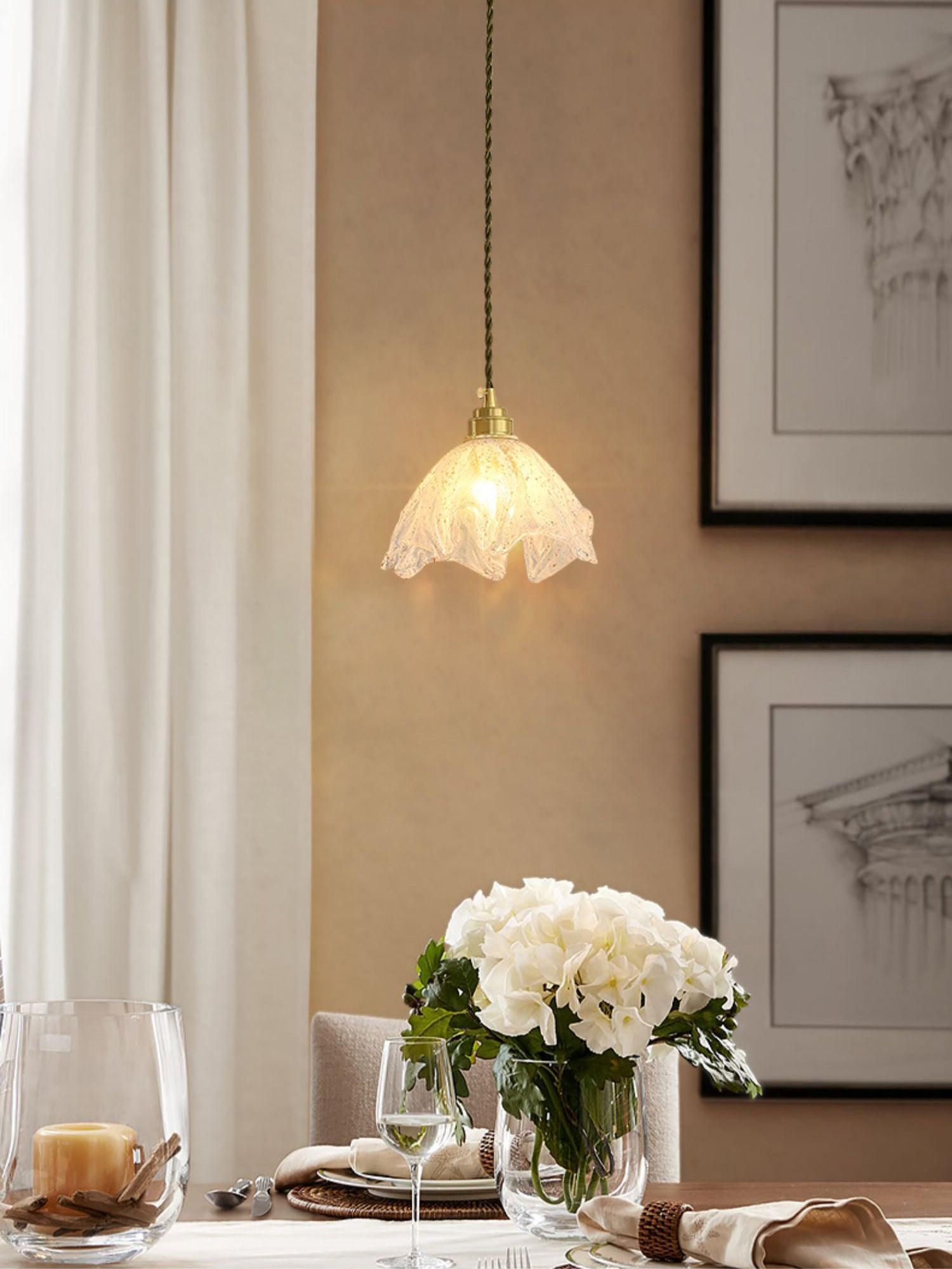 Lotus Crystal Small Pendant Light - Letslighting