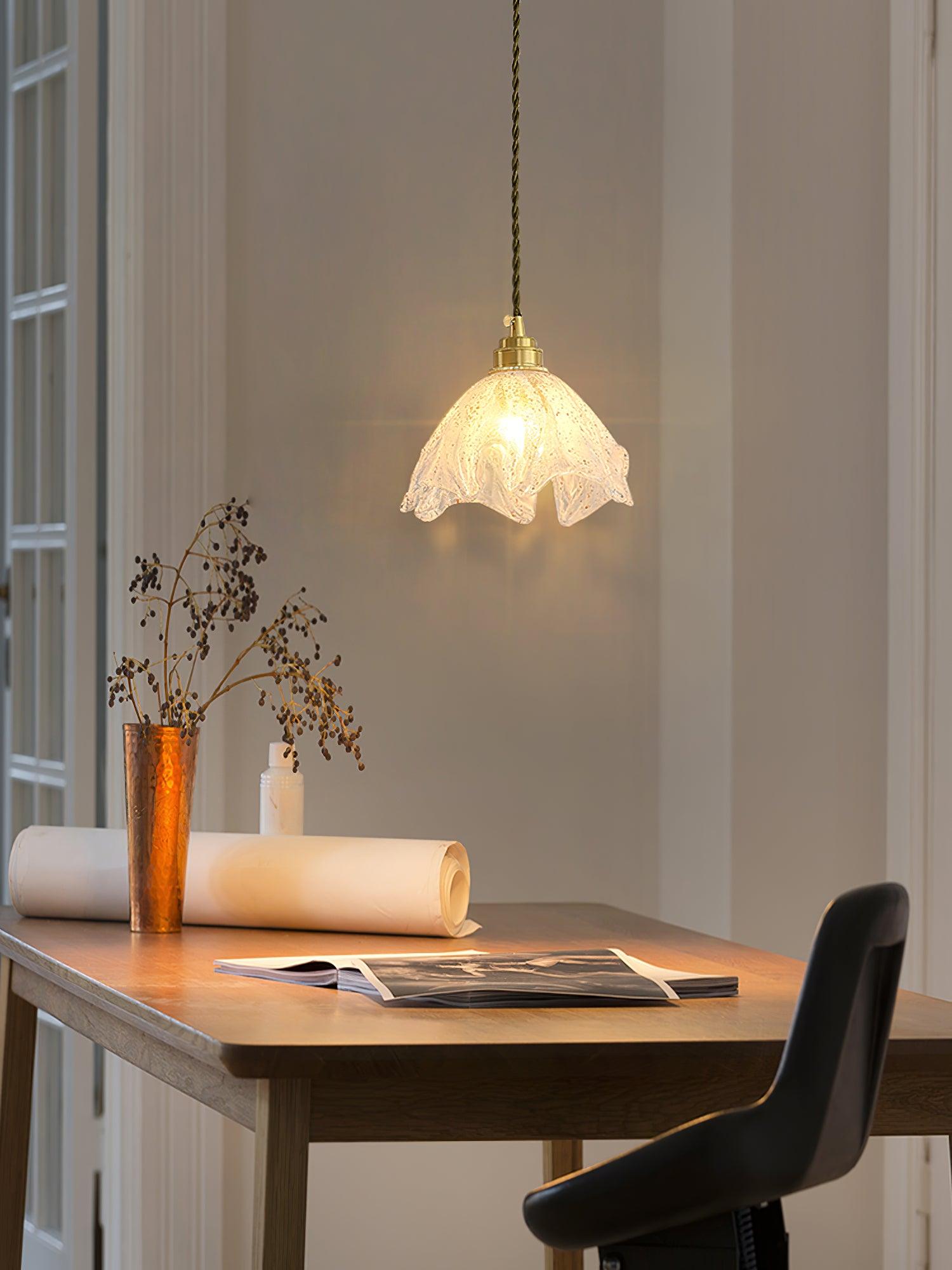 Lotus Crystal Small Pendant Light - Letslighting