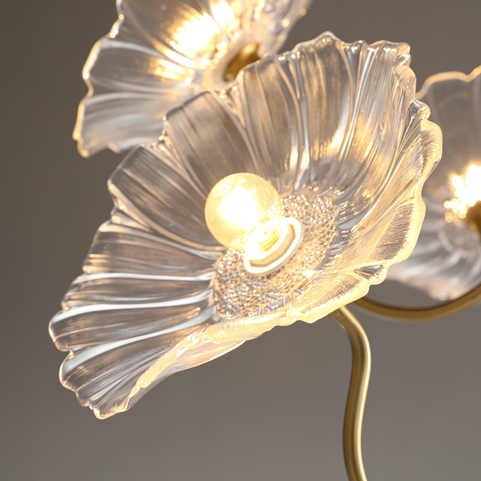 Lotus Leaf Glass Chandelier - Letslighting