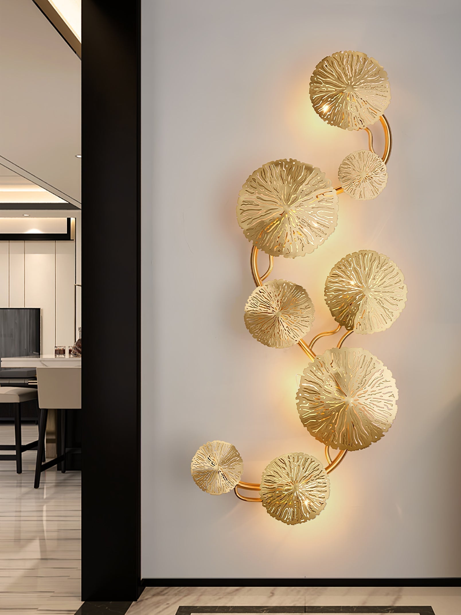 Lotus Leaf Wall Sconce - Letslighting