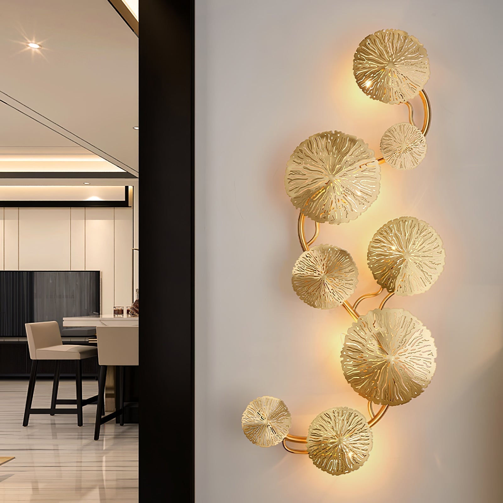 Lotus Leaf Wall Sconce - Letslighting