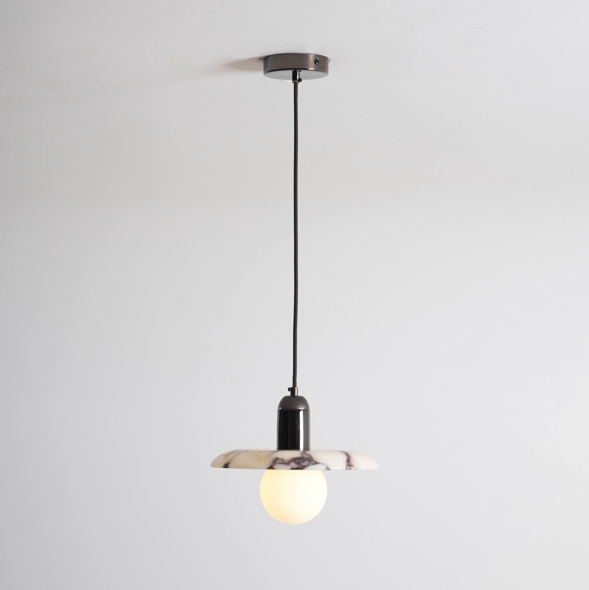 Ulcaran Modern Minimalist Marble Metal Pendant Lamp - Lamp Copper