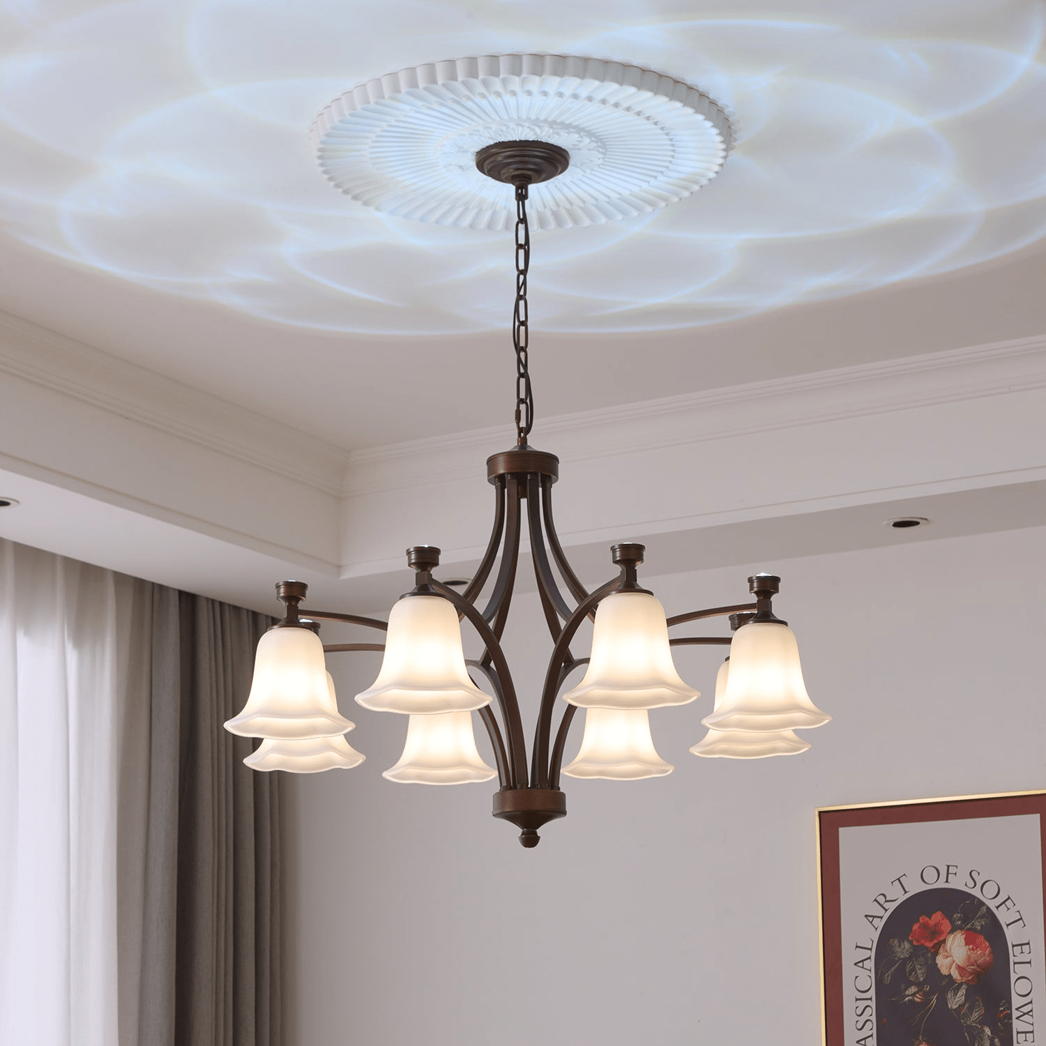 Lucian Bell Chandelier - Letslighting