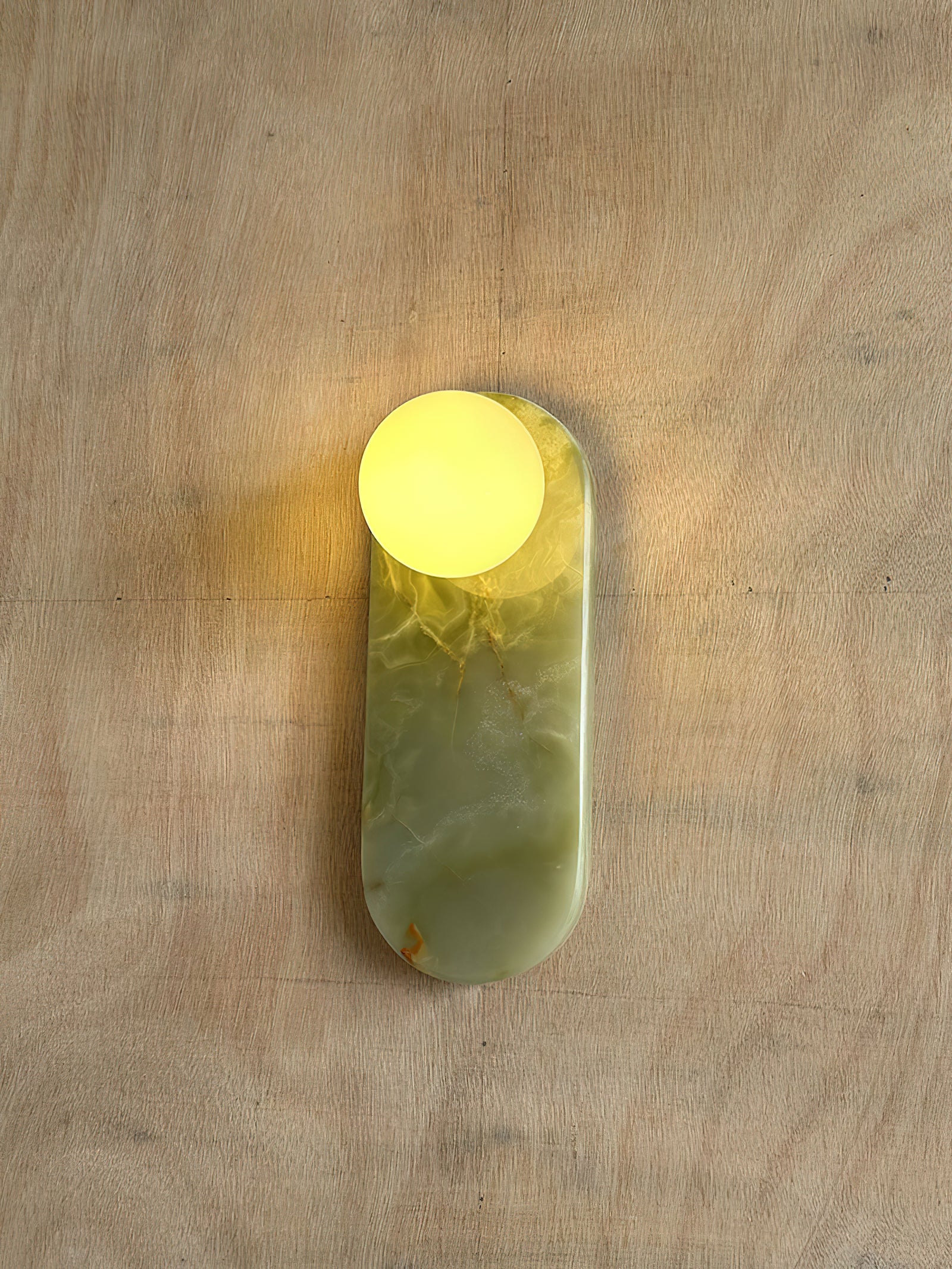 Syraeia Modern Minimalist Marble Jade Wall Lamp - Lamp Copper