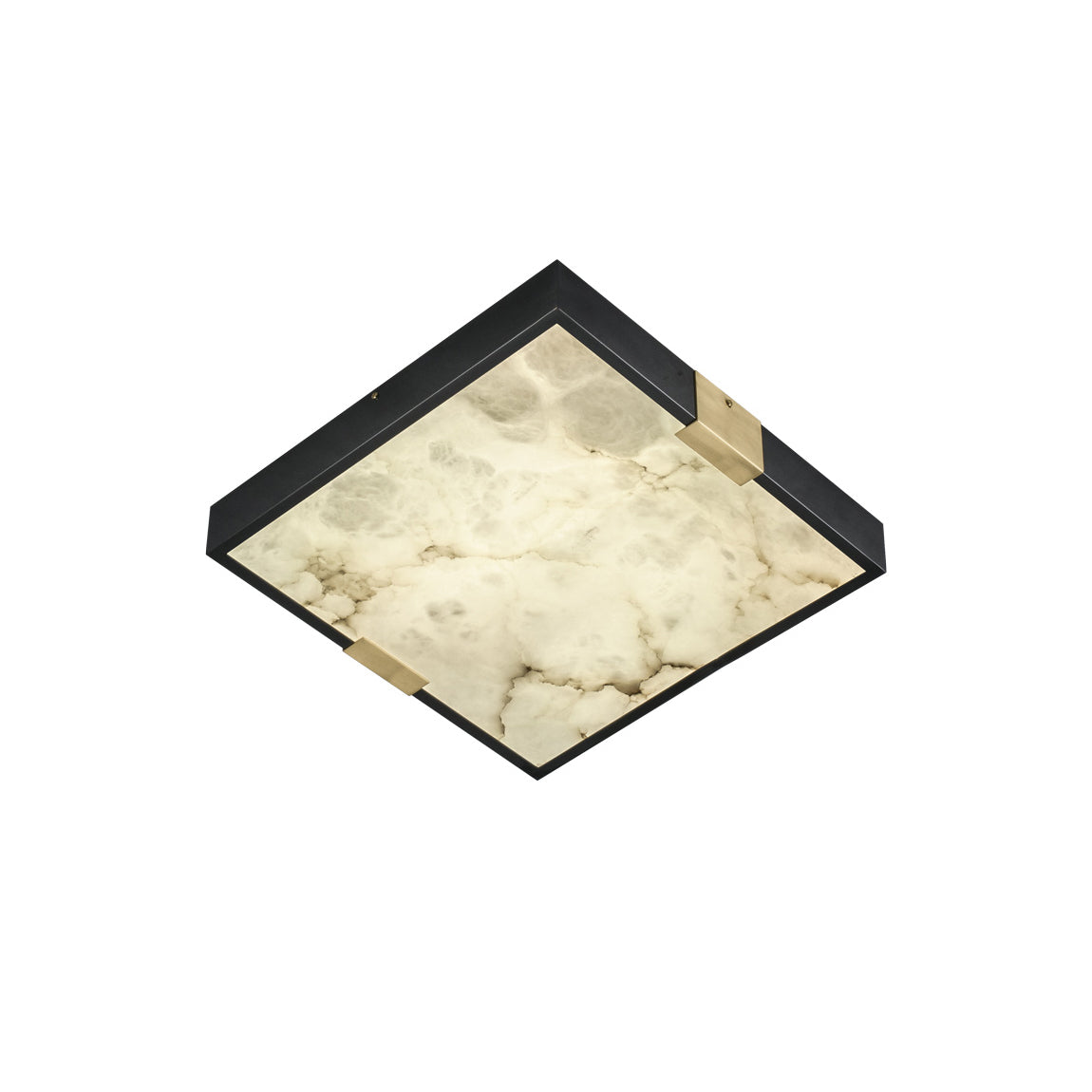 Uphaara Modern Minimalist Alabaster Ceiling Light - Lamp Copper