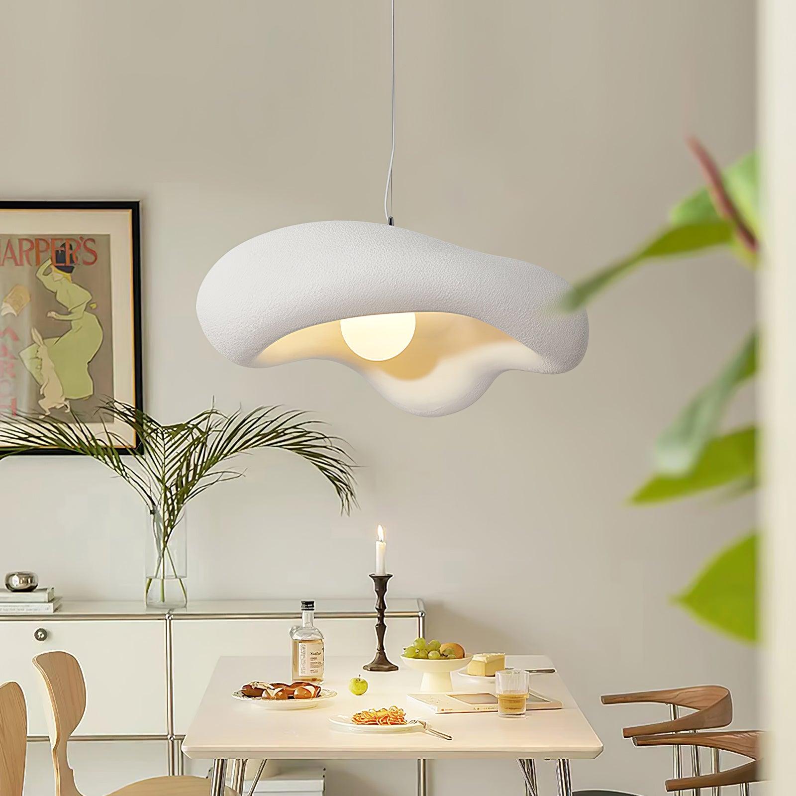 Avi Lámpara Colgante para Sala de Estar Estilo Wabi Sabi Natural
