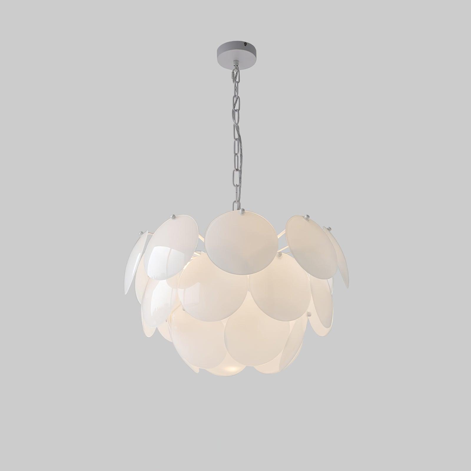 Sophia Minimalist Glass Chandelier - Letslighting