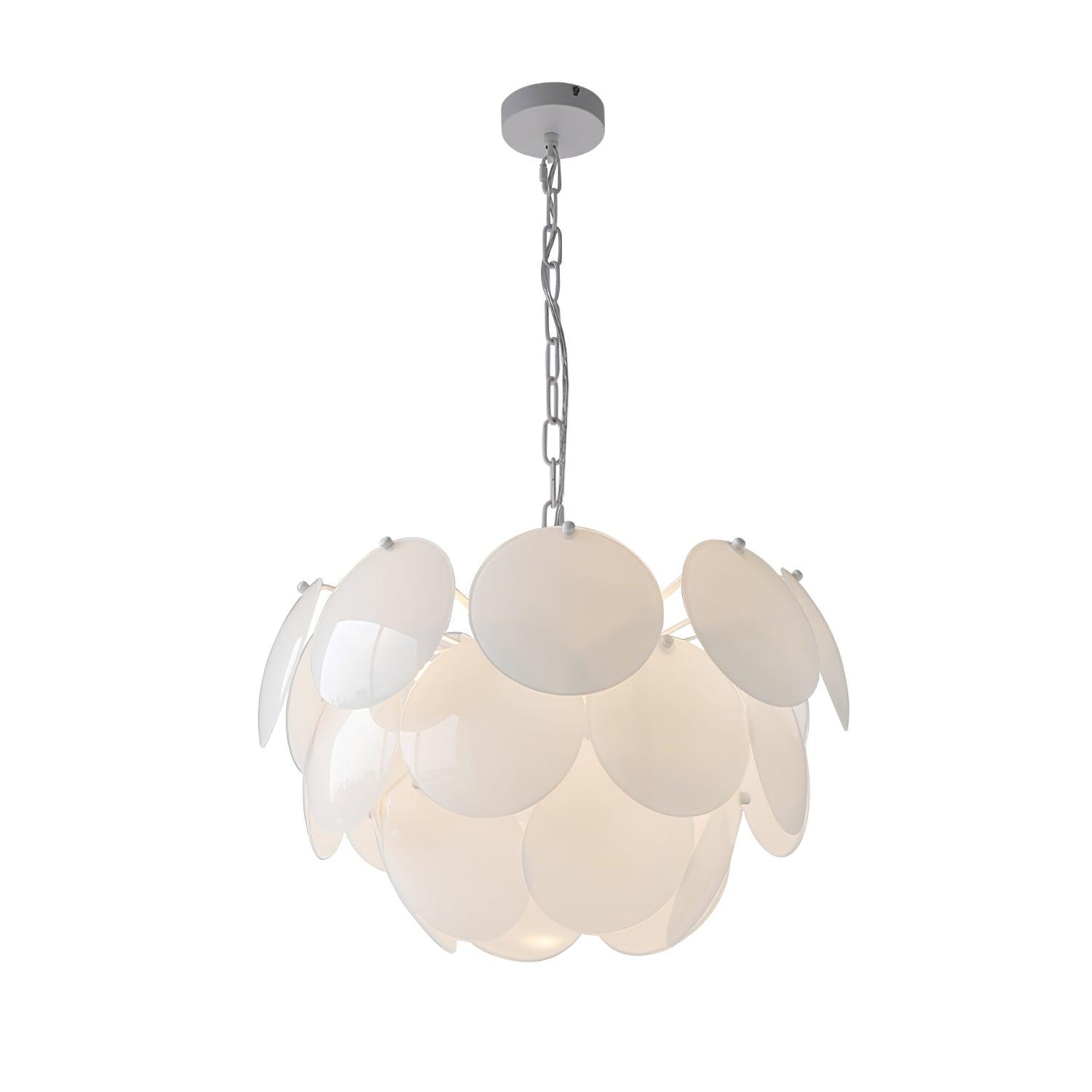 Sophia Minimalist Glass Chandelier - Letslighting