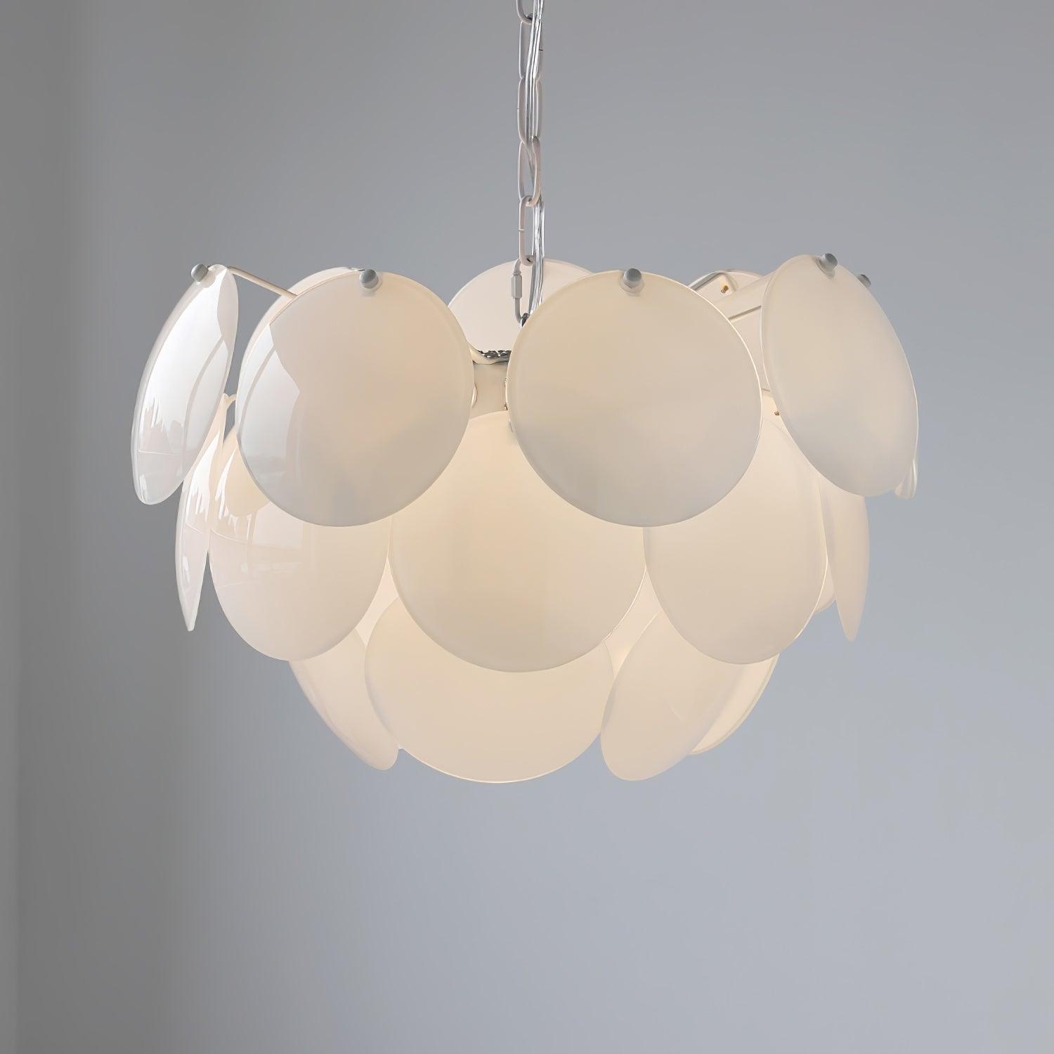 Sophia Minimalist Glass Chandelier - Letslighting