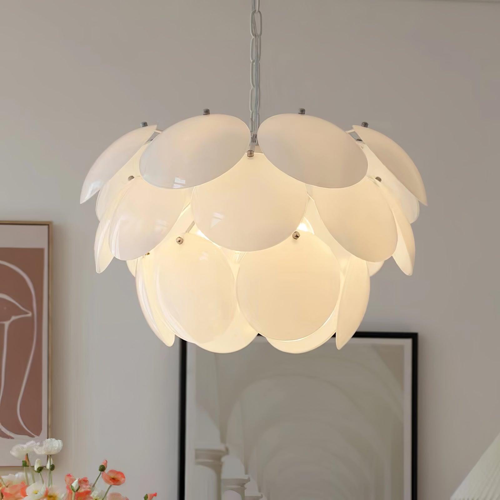 Sophia Minimalist Glass Chandelier - Letslighting