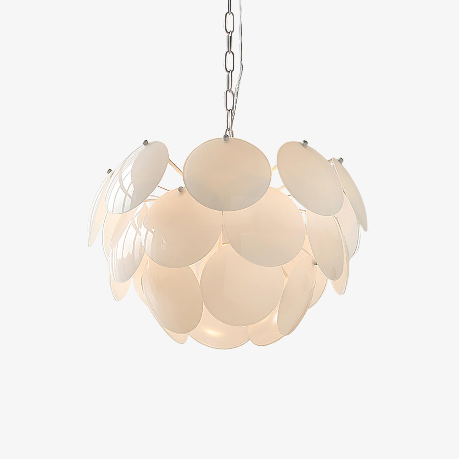 Sophia Minimalist Glass Chandelier - Letslighting