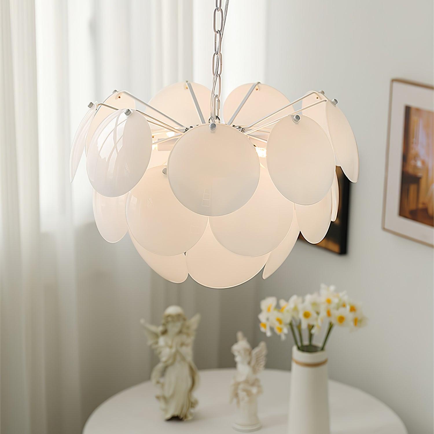 Sophia Minimalist Glass Chandelier - Letslighting