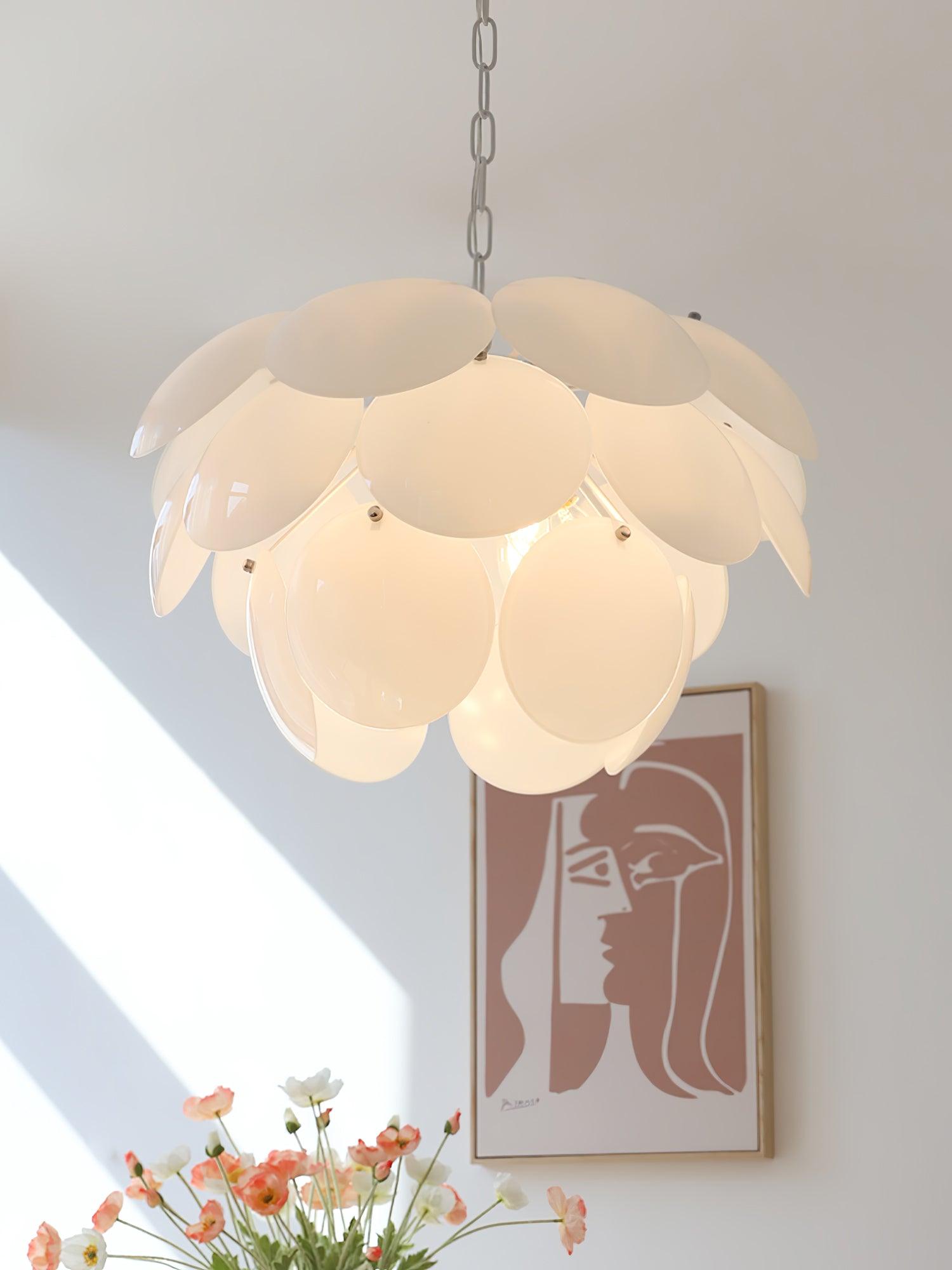 Sophia Minimalist Glass Chandelier - Letslighting