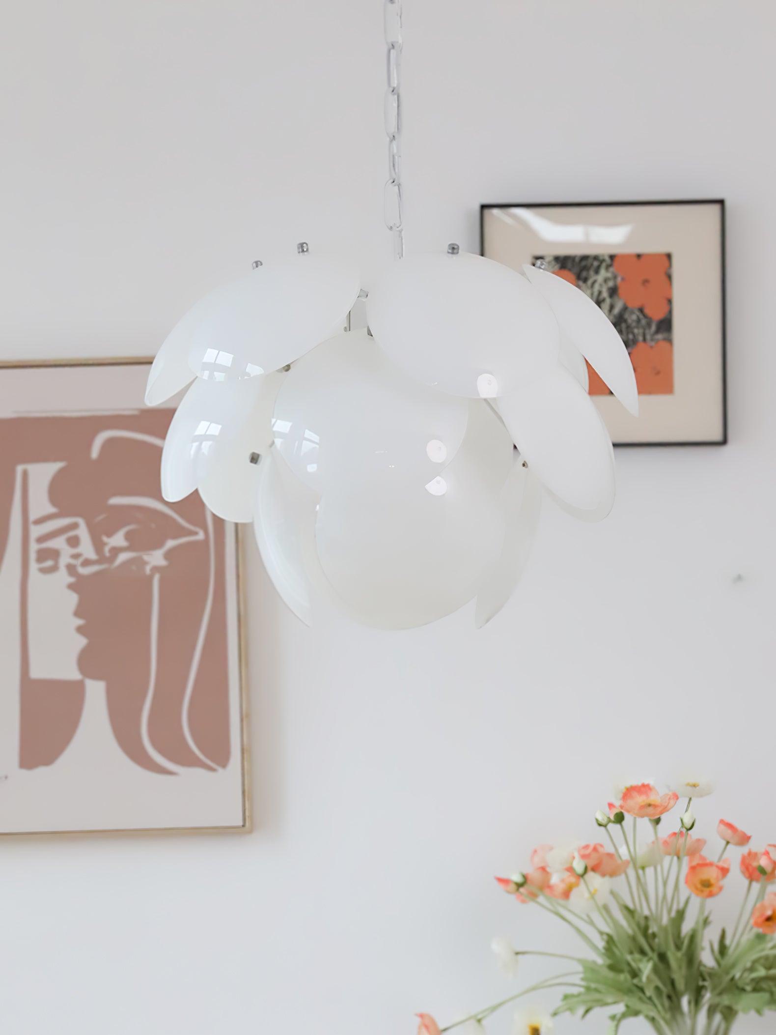 Sophia Minimalist Glass Chandelier - Letslighting