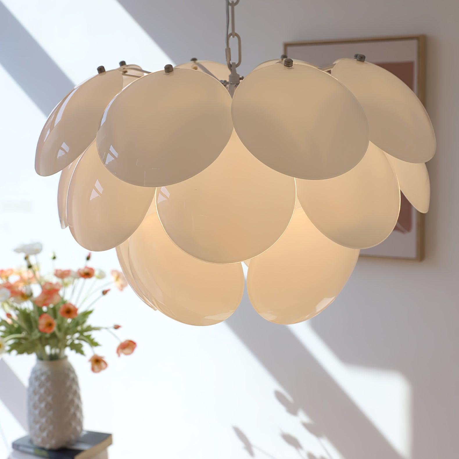 Sophia Minimalist Glass Chandelier - Letslighting