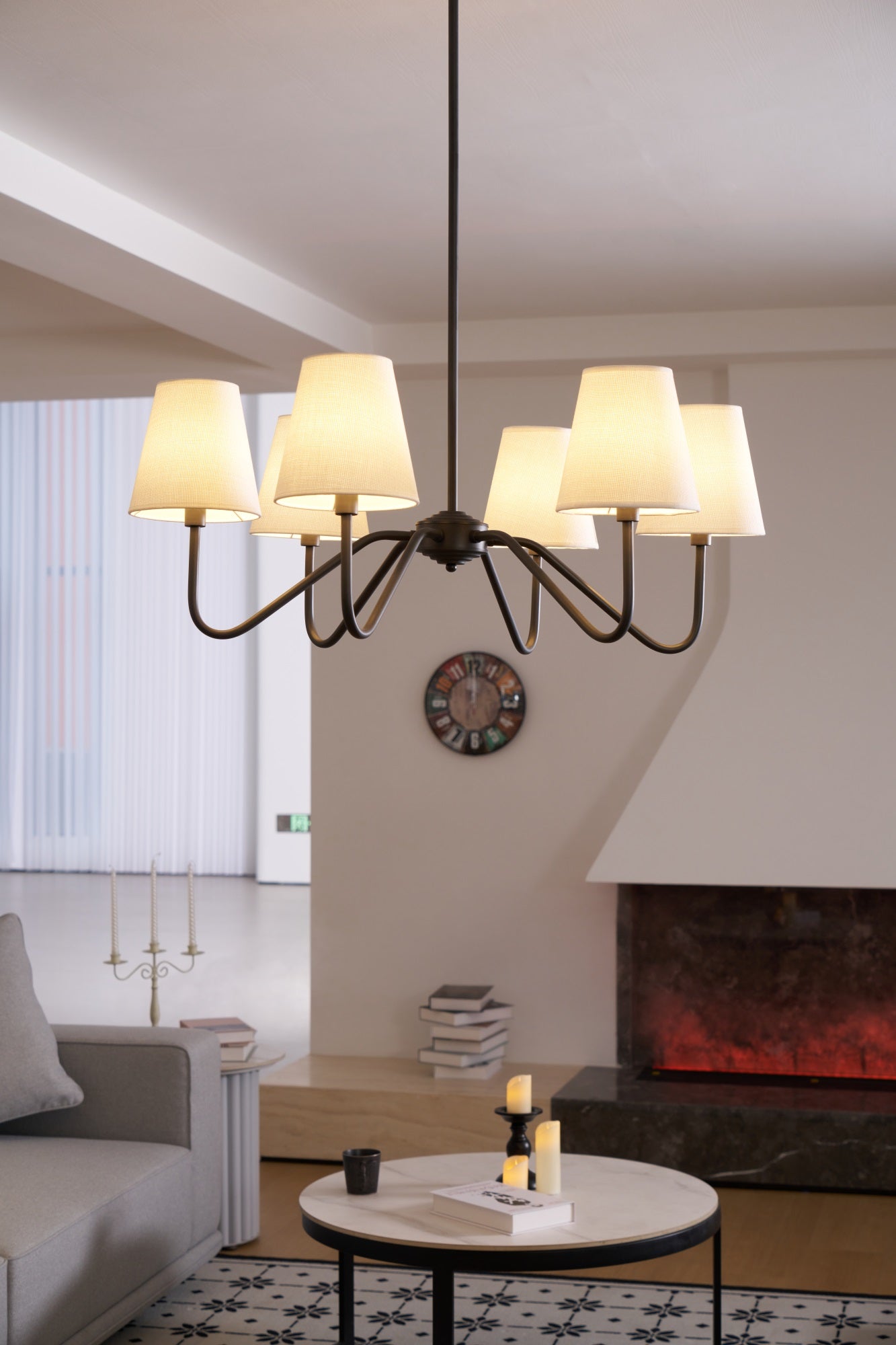 Lumos Black Chandelier - Letslighting