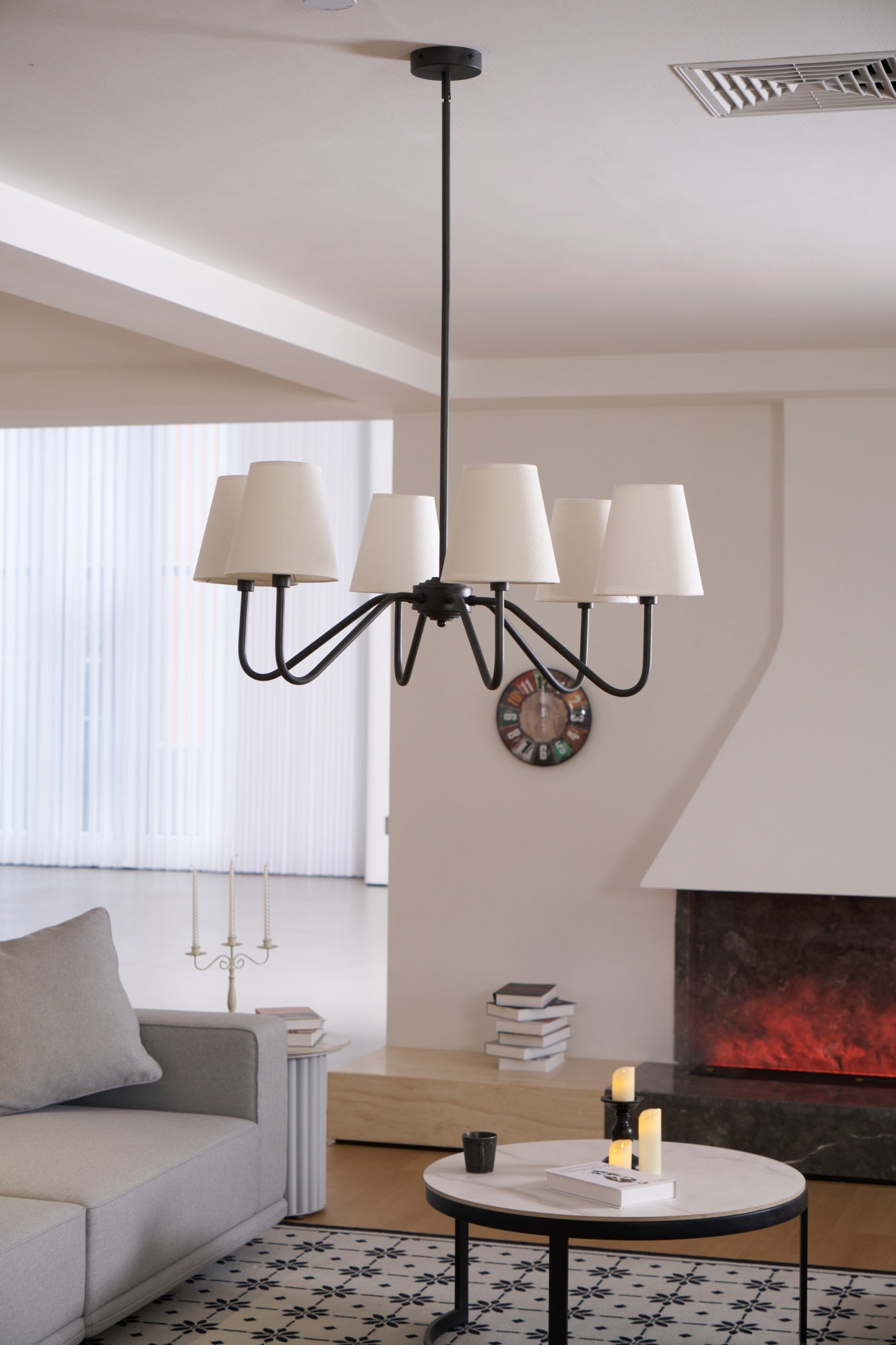 Lumos Black Chandelier - Letslighting