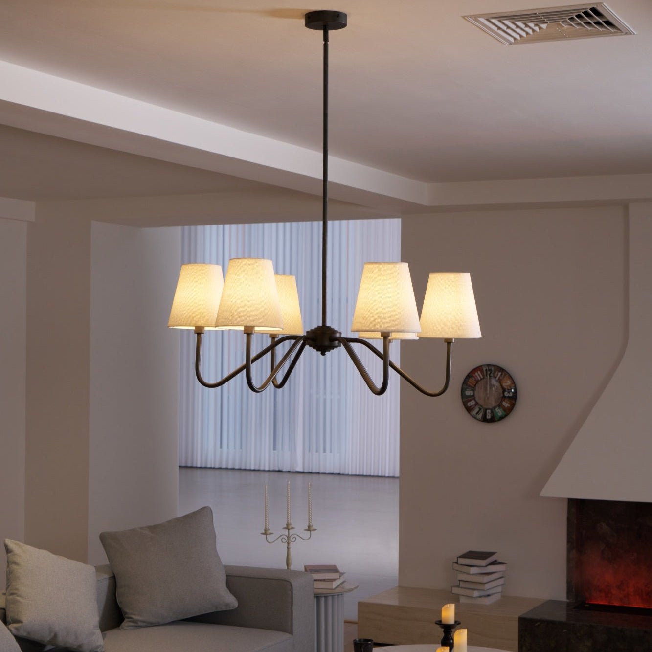 Lumos Black Chandelier - Letslighting