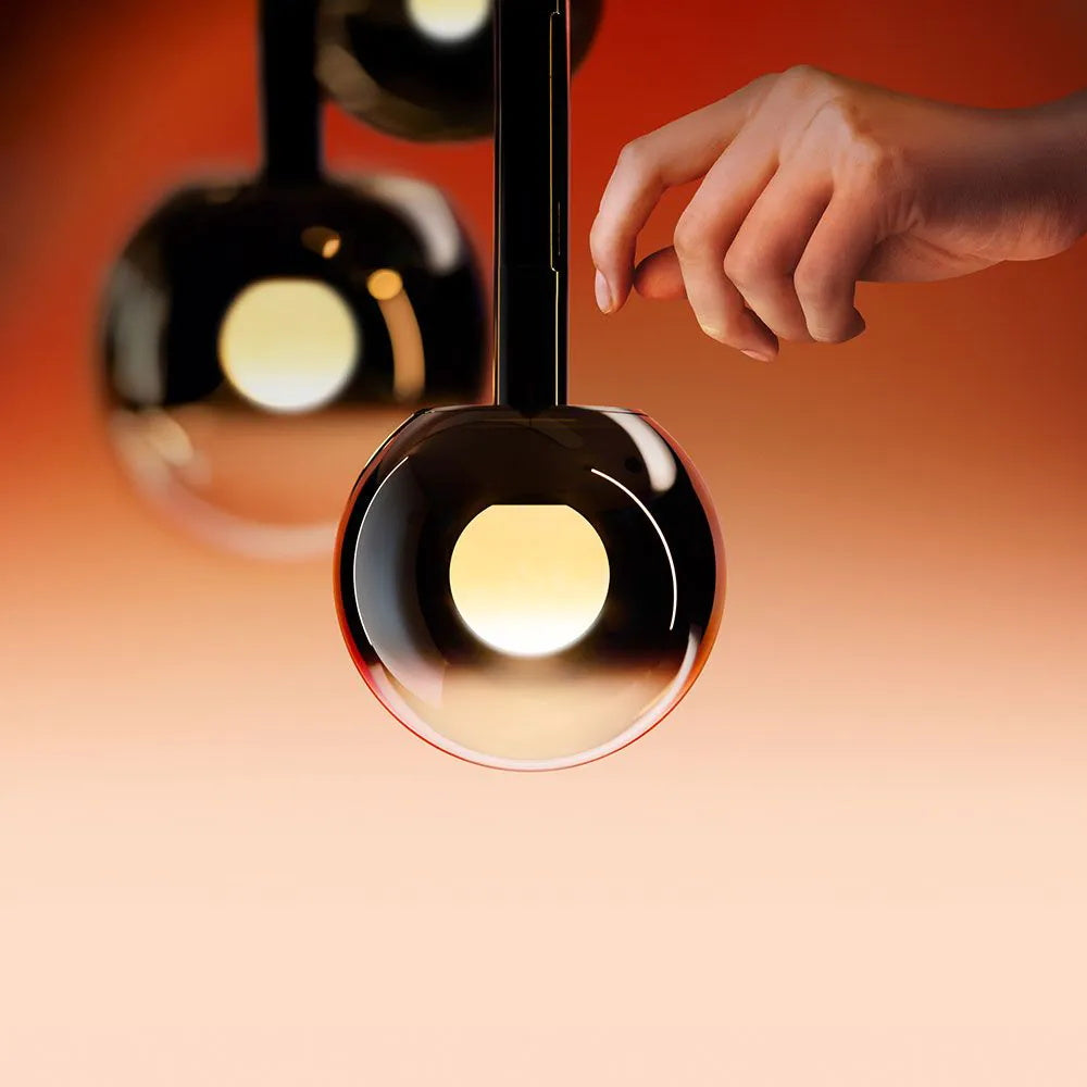 Vetheel Traditional Cloud Metal Glass Pendant Lamp - Lamp Copper