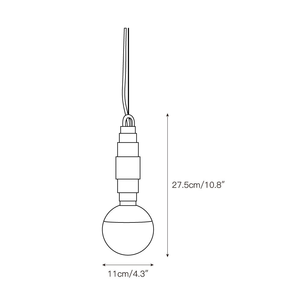 Vevinir Modern Minimalist Marble Alabaster Pendant Lamp - Lamp Copper