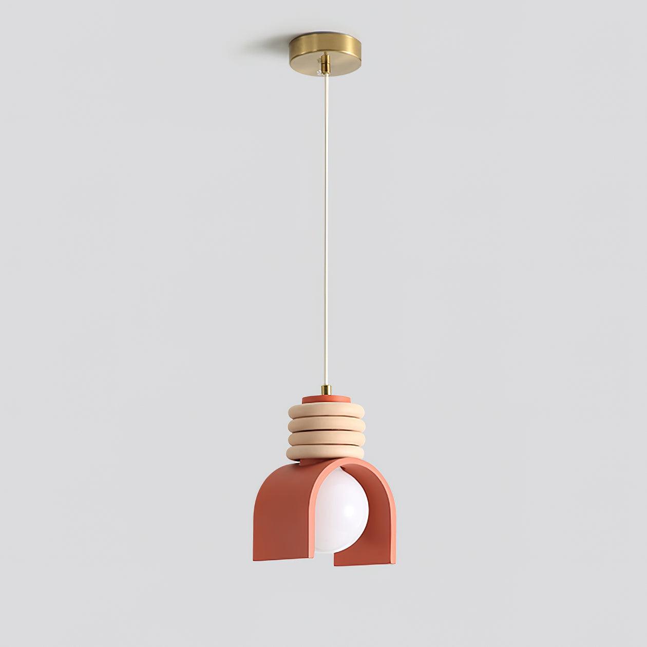 Pendant Light With Glass Globe Warms Dining Rooms Artistic - Letslighting
