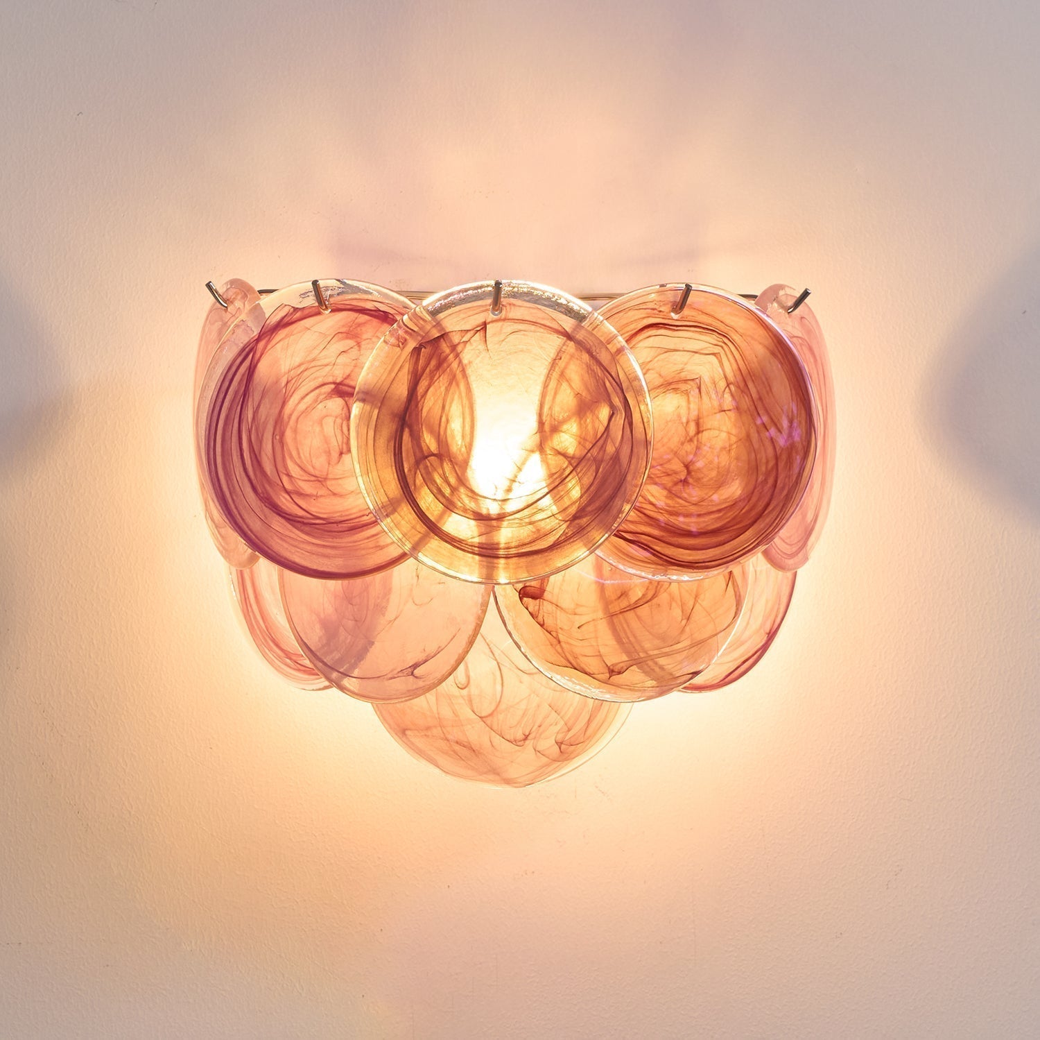 Aurora Wall Lamp Murano Glass Disc Artistic - Letslighting