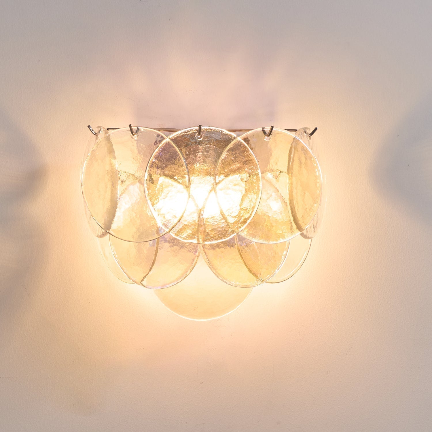 Aurora Wall Lamp Murano Glass Disc Artistic - Letslighting