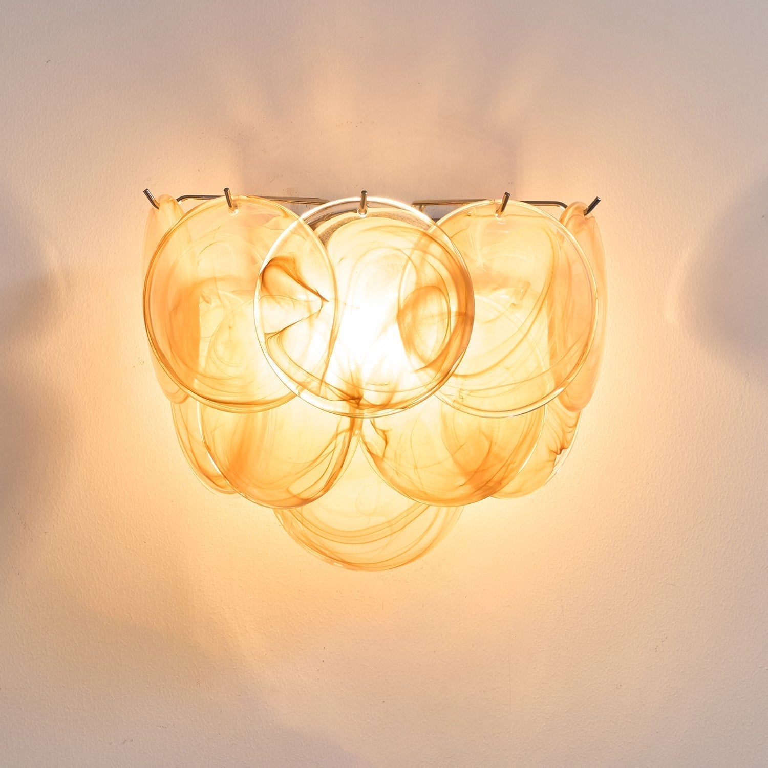 Aurora Wall Lamp Murano Glass Disc Artistic - Letslighting