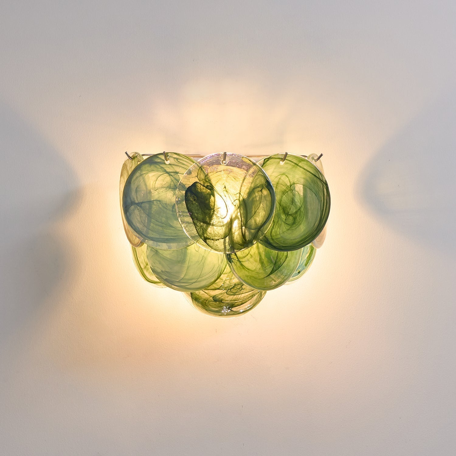 Aurora Wall Lamp Murano Glass Disc Artistic - Letslighting