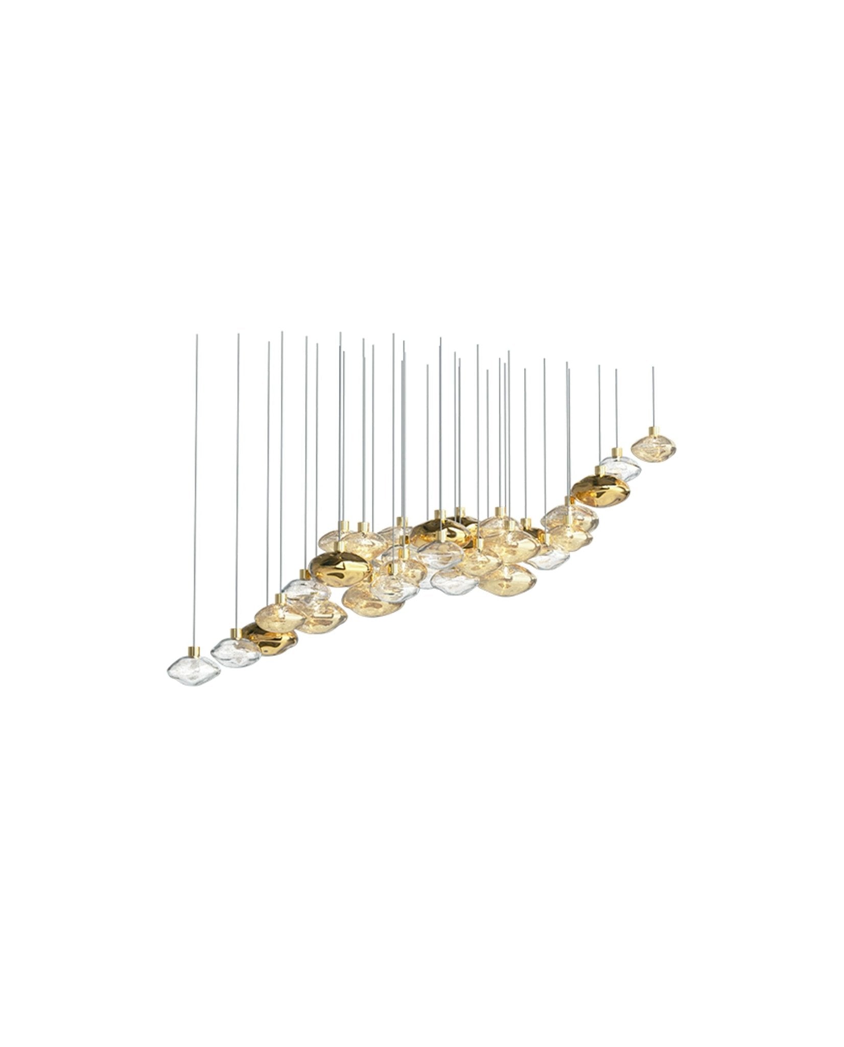 Elmarel Flowing Crystal Dining Chandelier - Letslighting