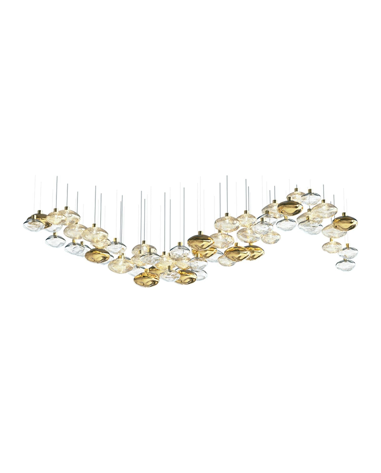 Elmarel Flowing Crystal Dining Chandelier - Letslighting
